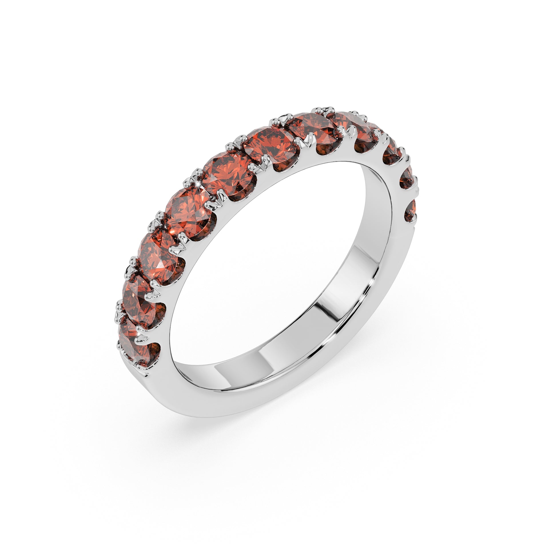 Large Half Eternity Diamond Ring