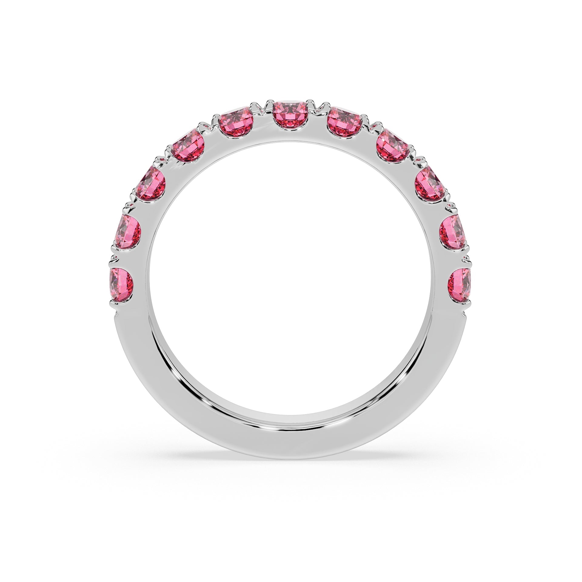 Large Half Eternity Diamond Ring