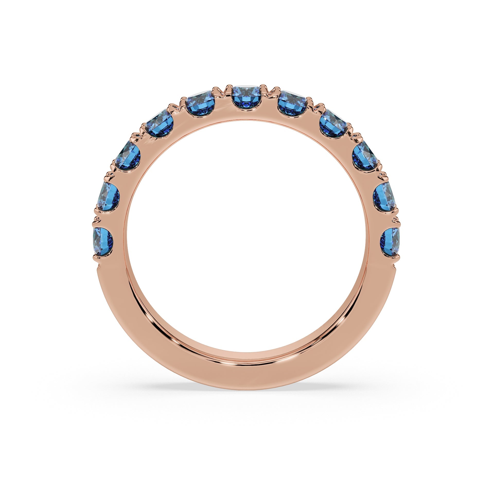 Large Half Eternity Diamond Ring