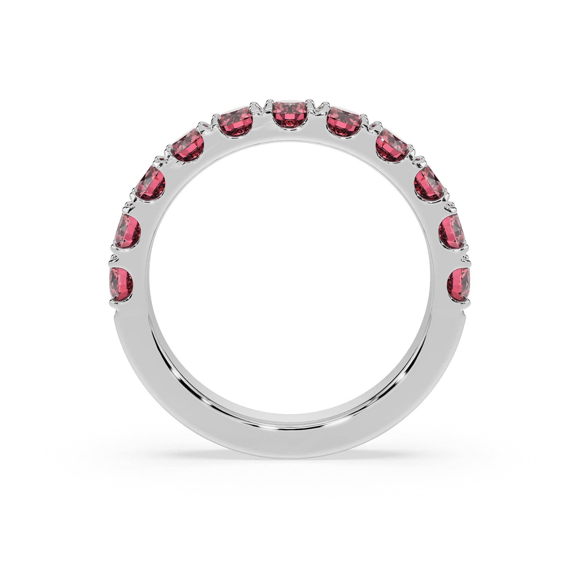 Large Half Eternity Diamond Ring