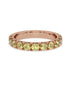 14K Rose gold_Yellow Diamond