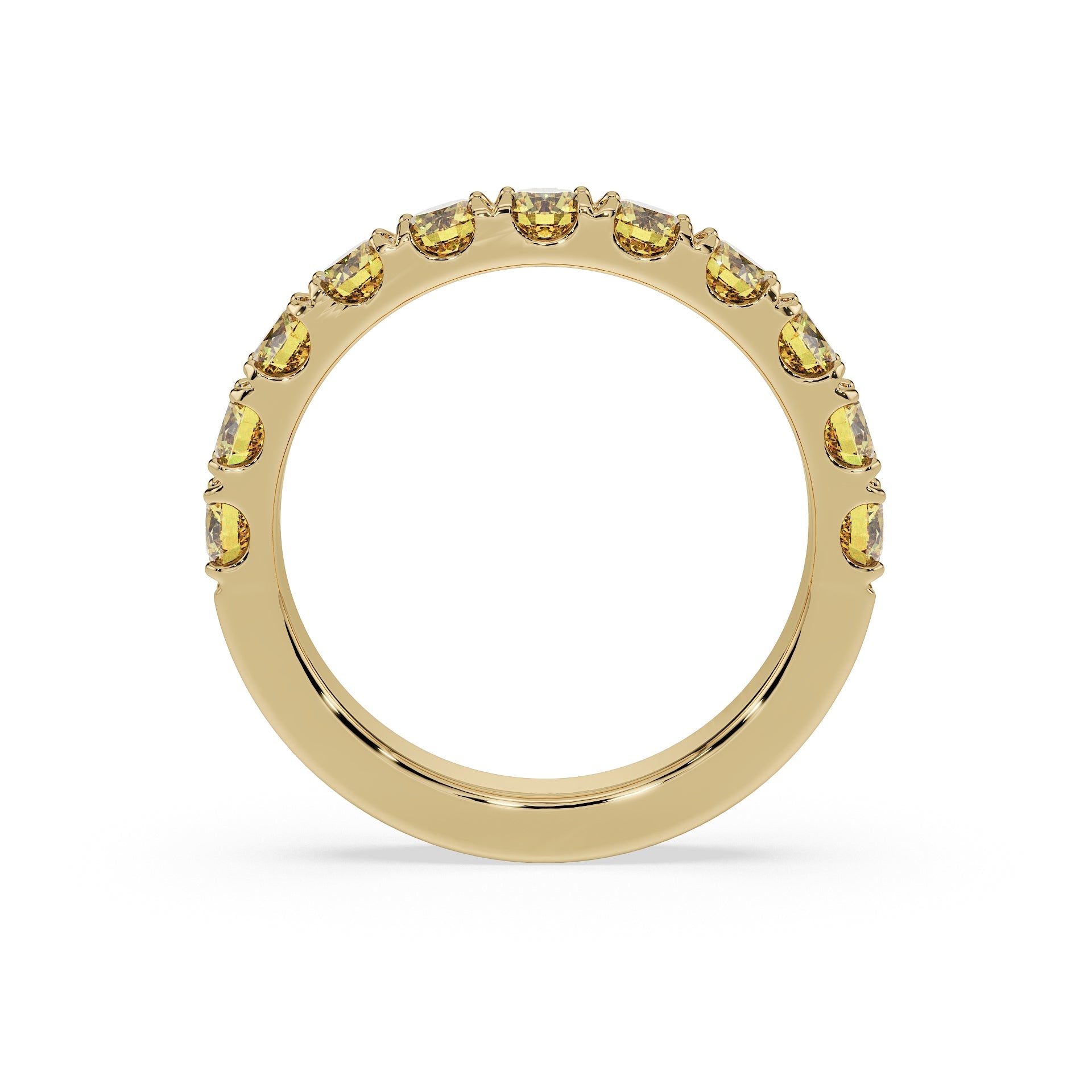 Large Half Eternity Diamond Ring