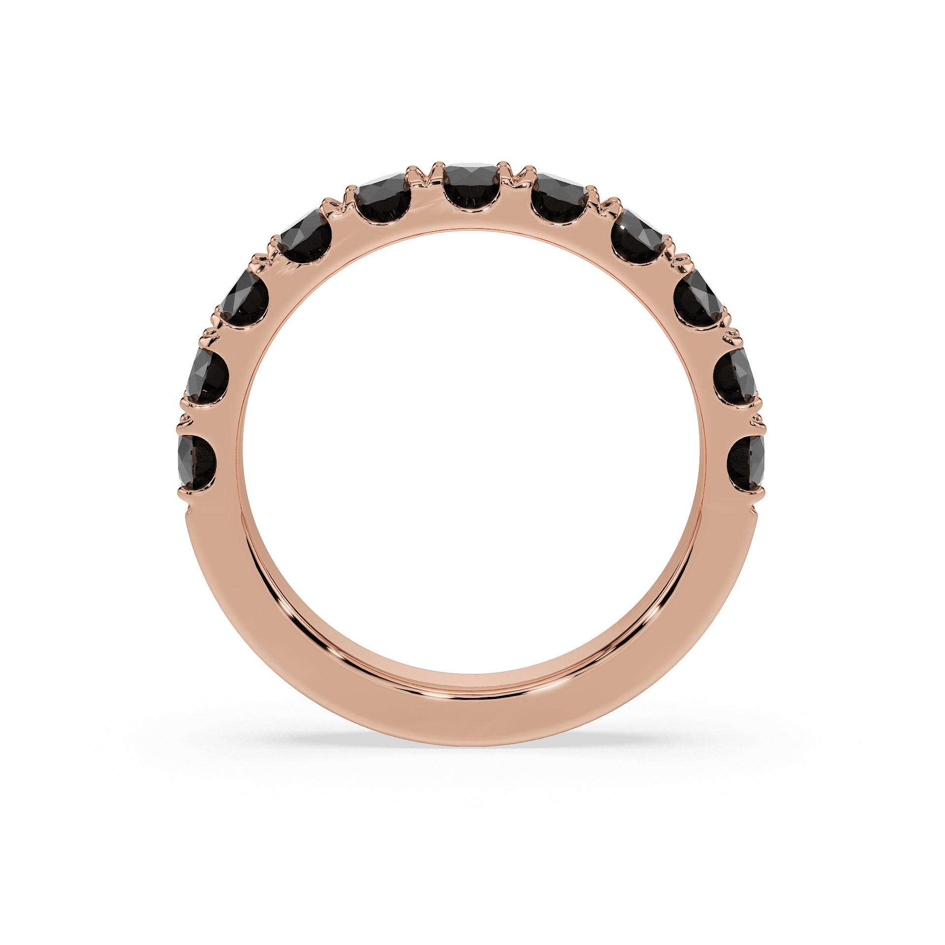 Large Half Eternity Diamond Ring