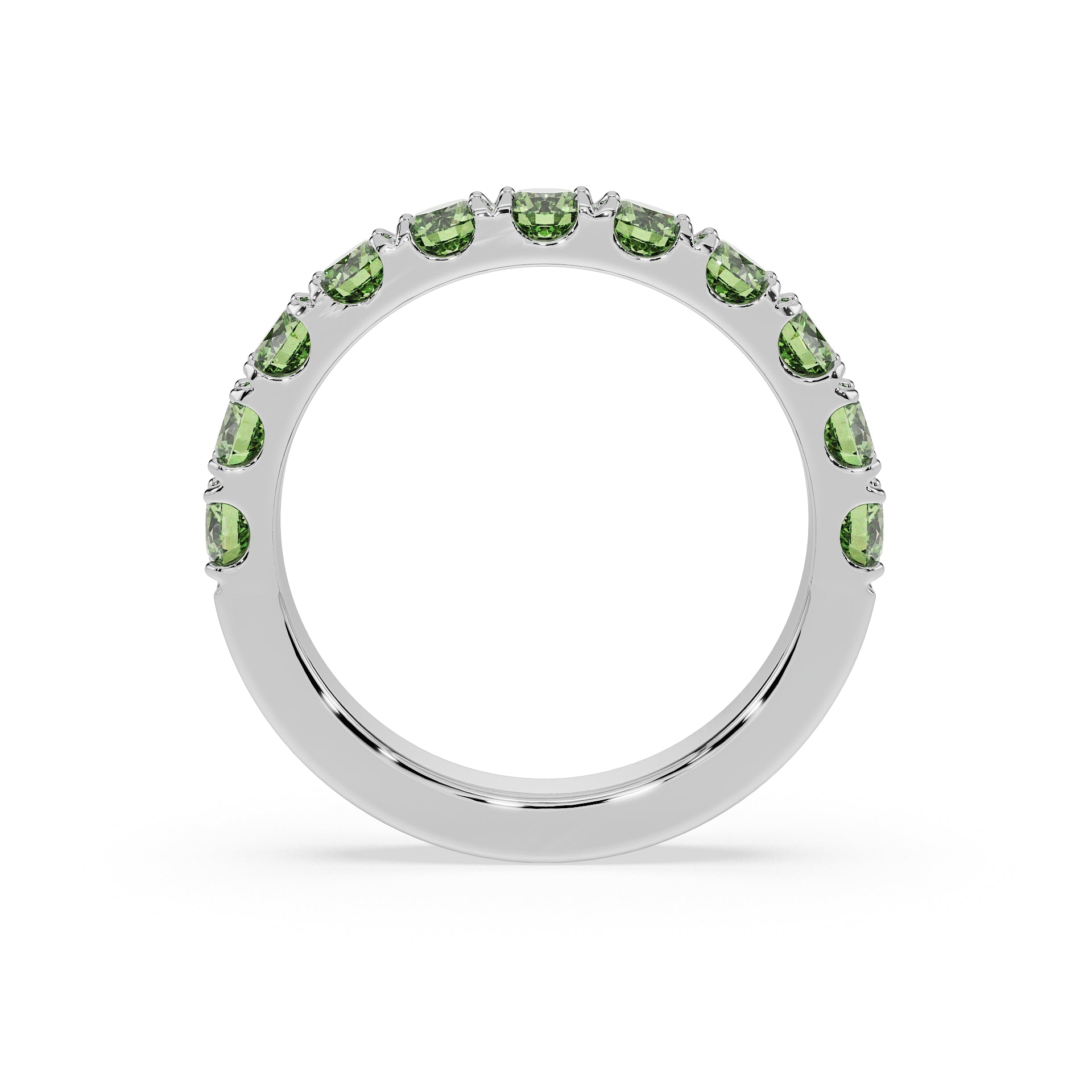 Large Half Eternity Diamond Ring