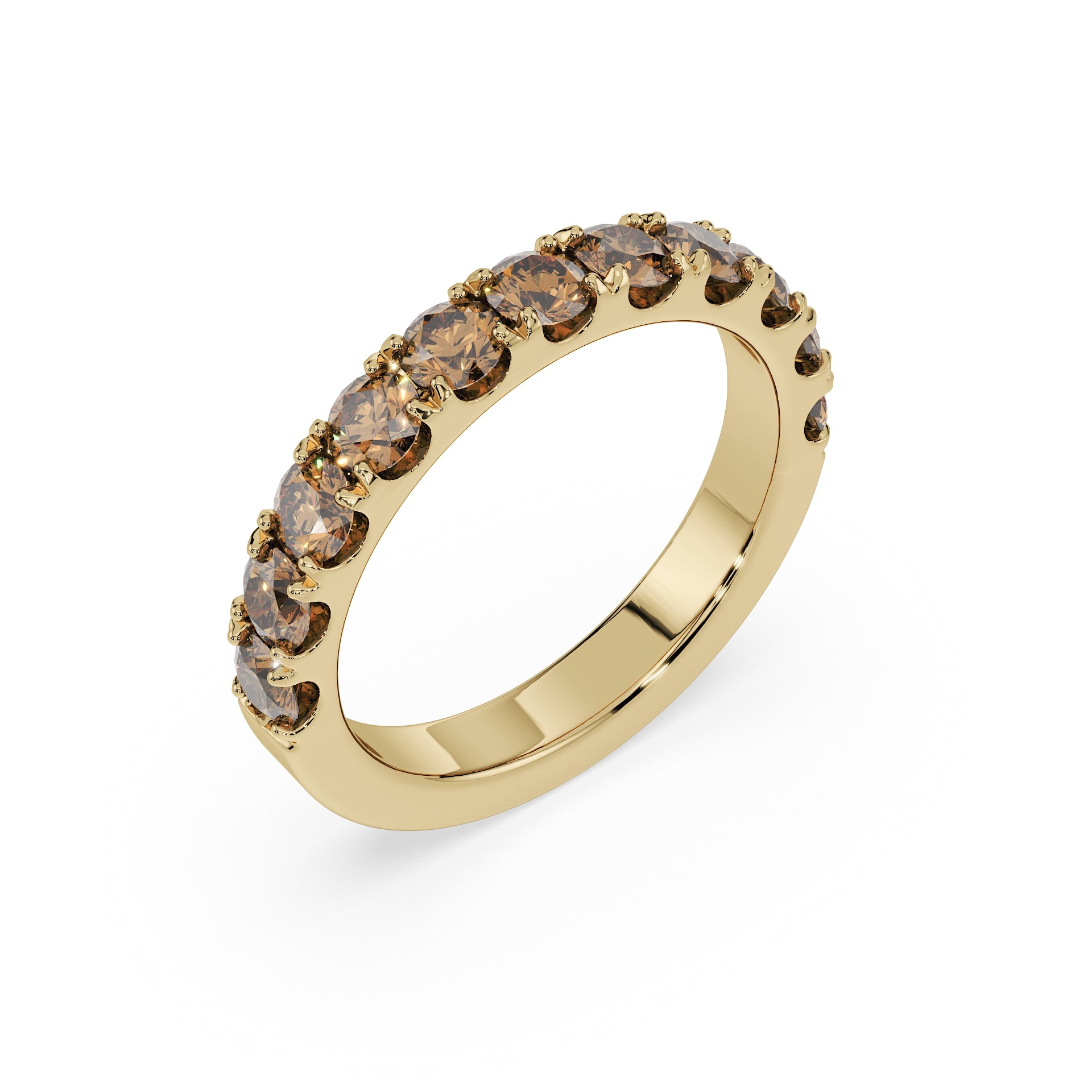 Large Half Eternity Diamond Ring
