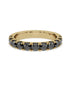 14K Yellow gold_Black Diamond