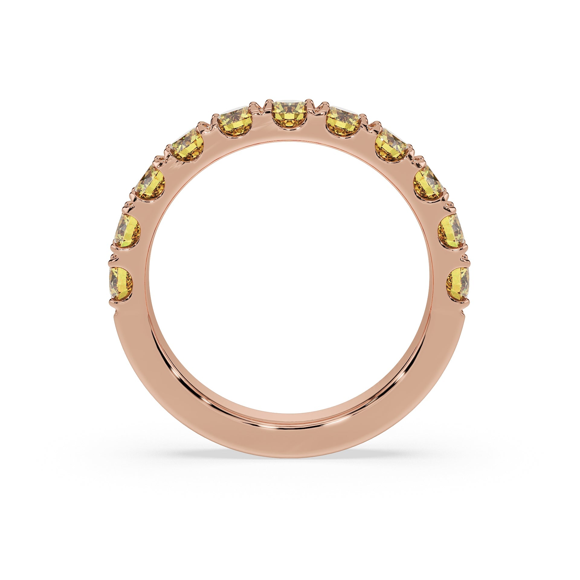 Large Half Eternity Diamond Ring