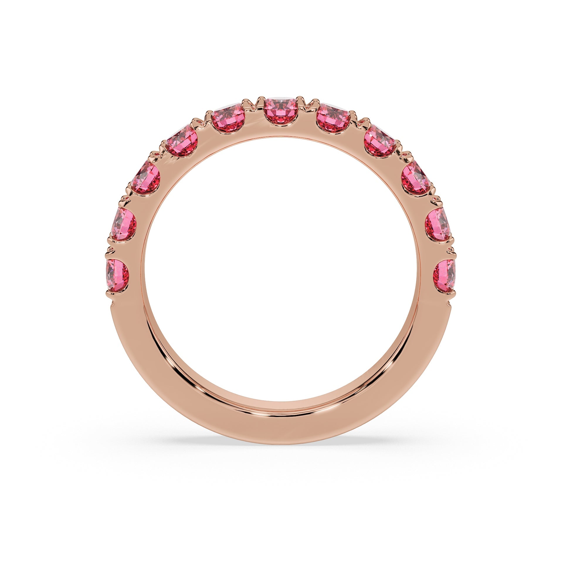 Large Half Eternity Diamond Ring
