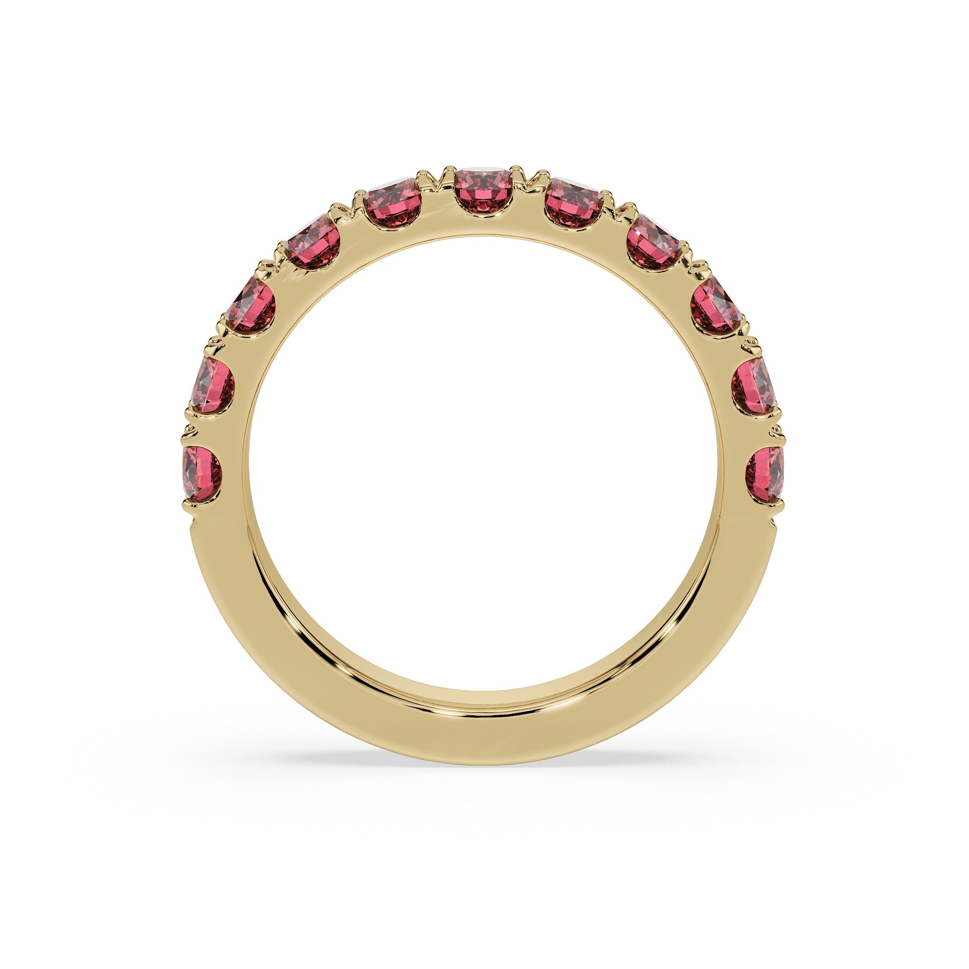 Large Half Eternity Diamond Ring