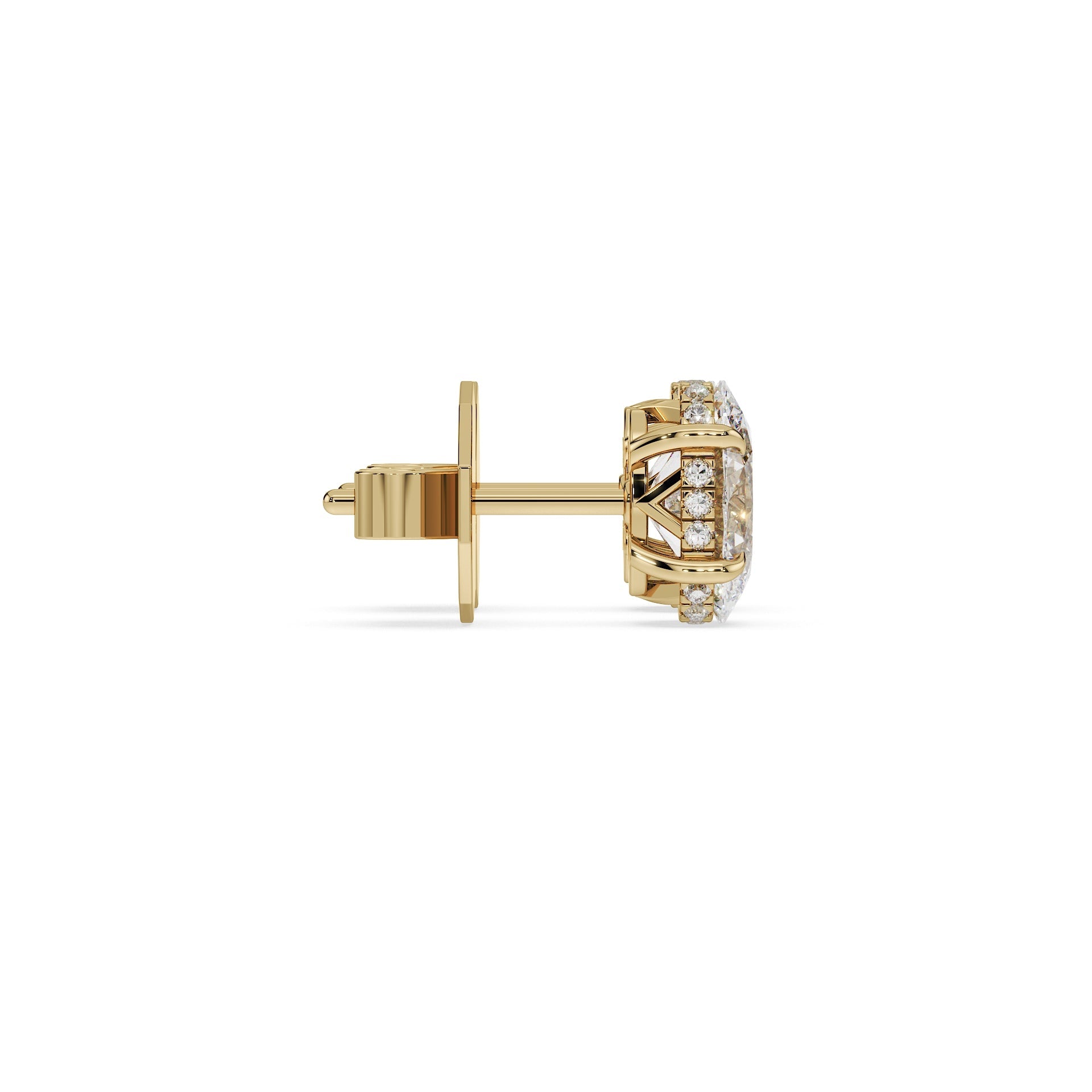 Luxury Oval Diamond Earring (Pair)