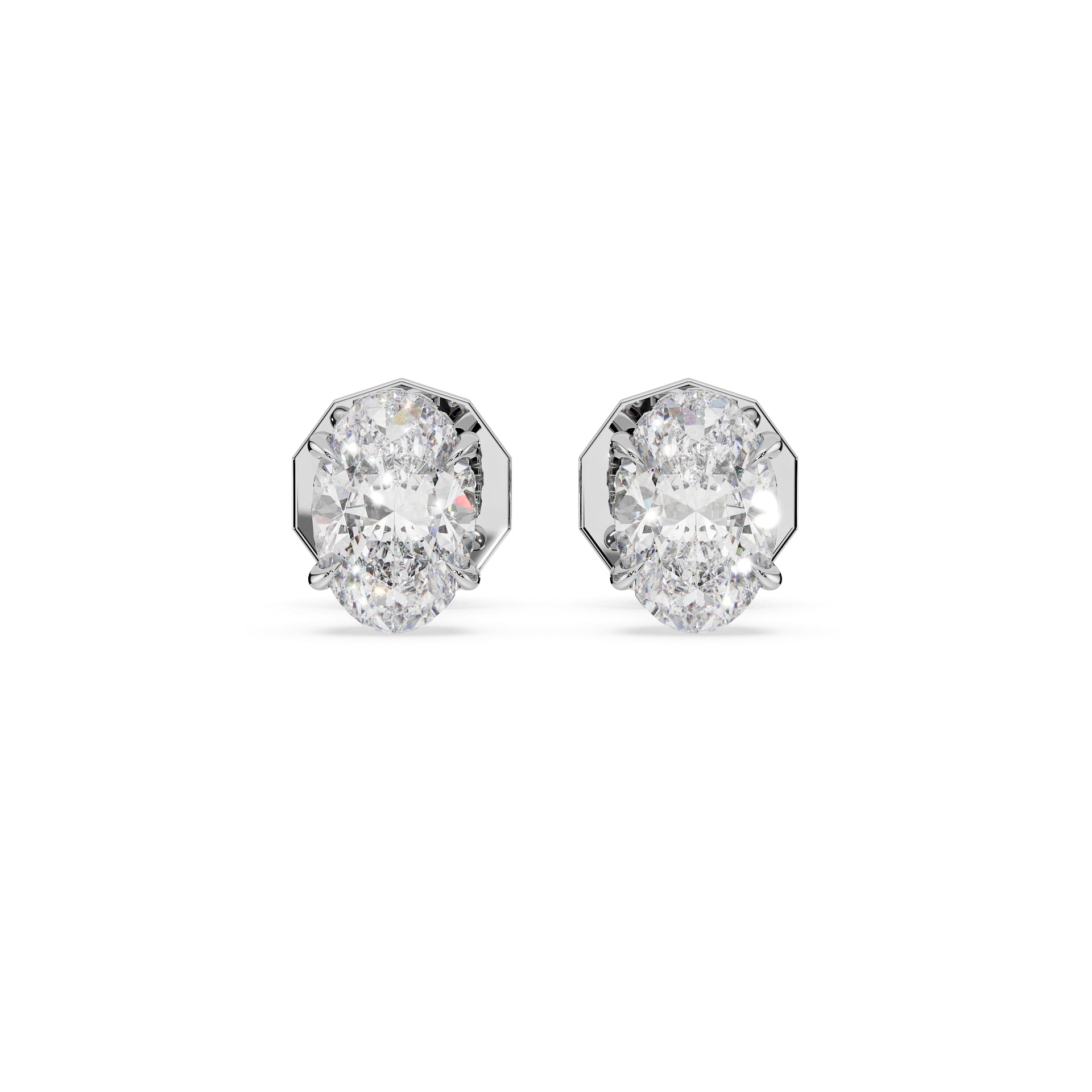 14K White gold