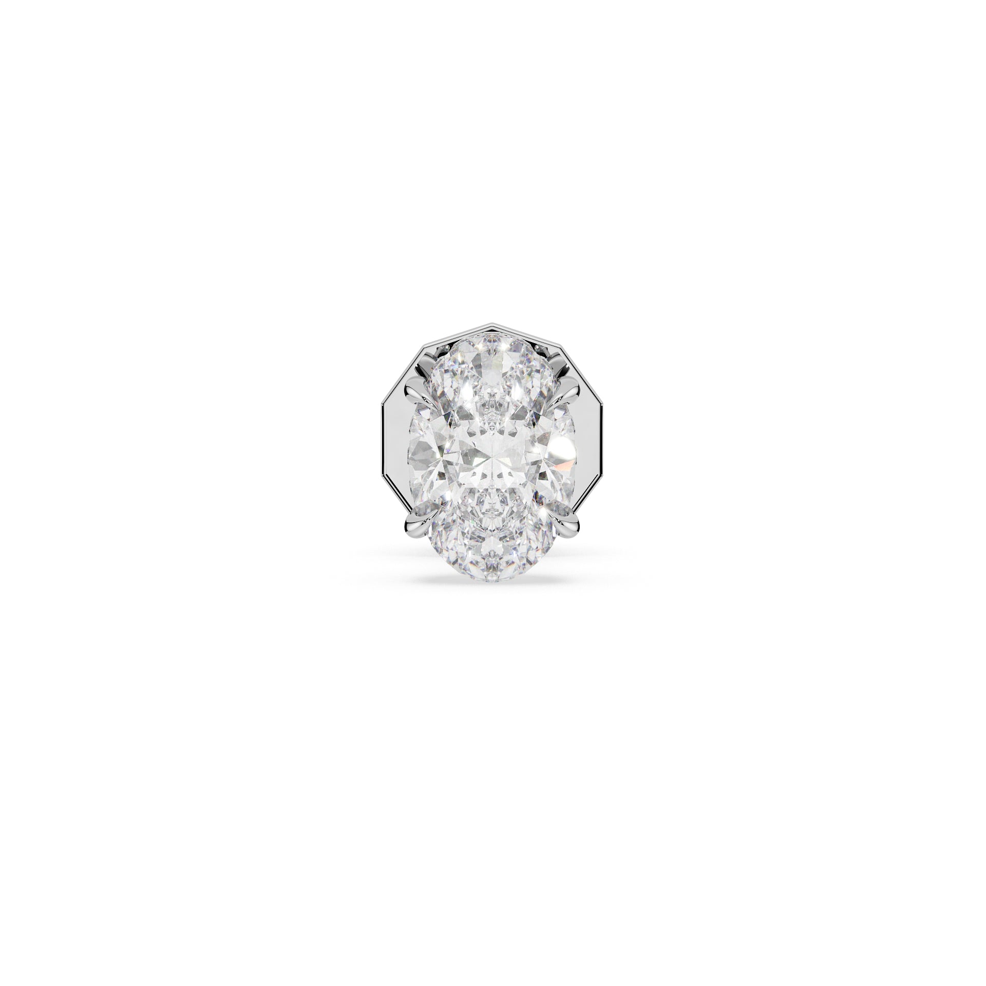 14K White gold