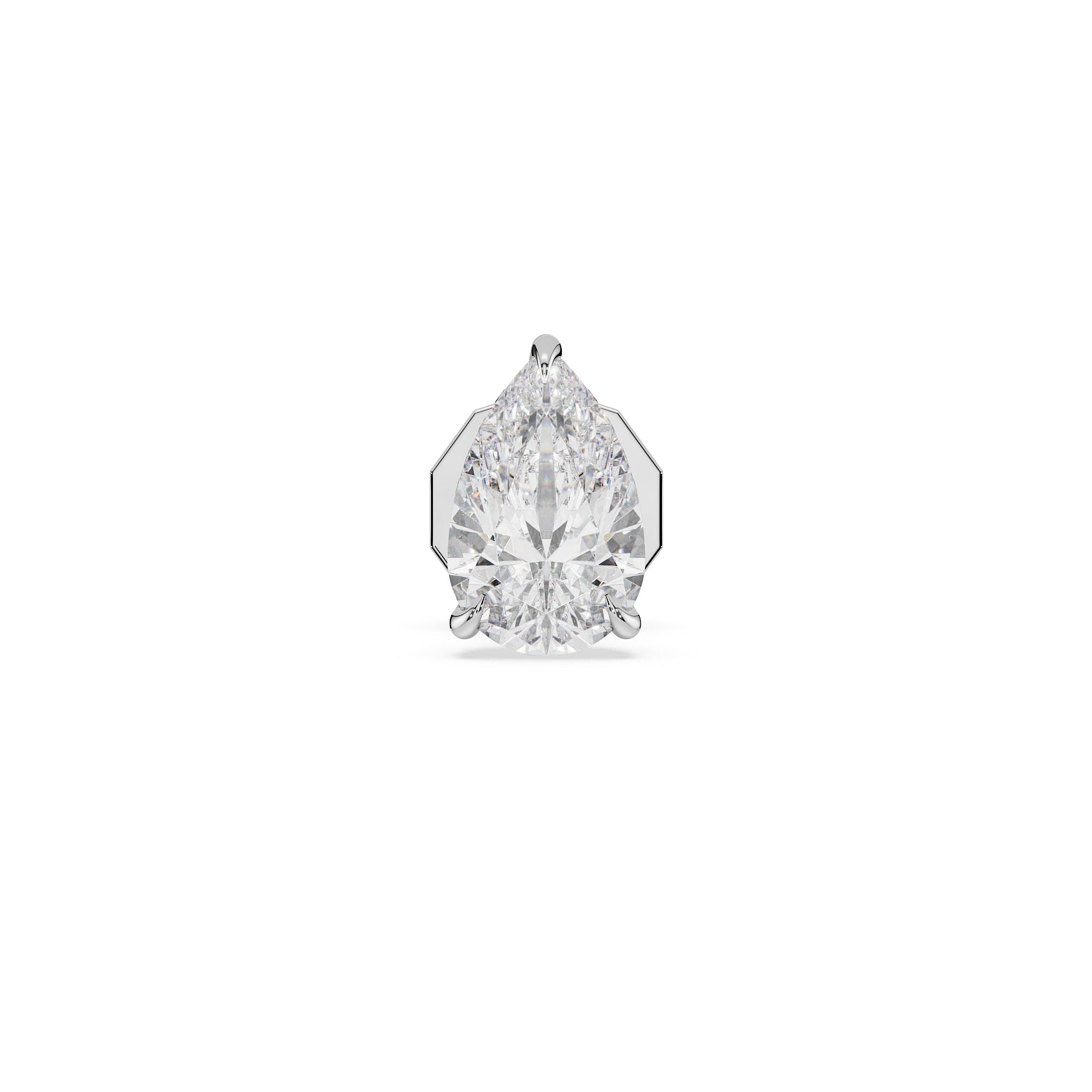 14K White gold