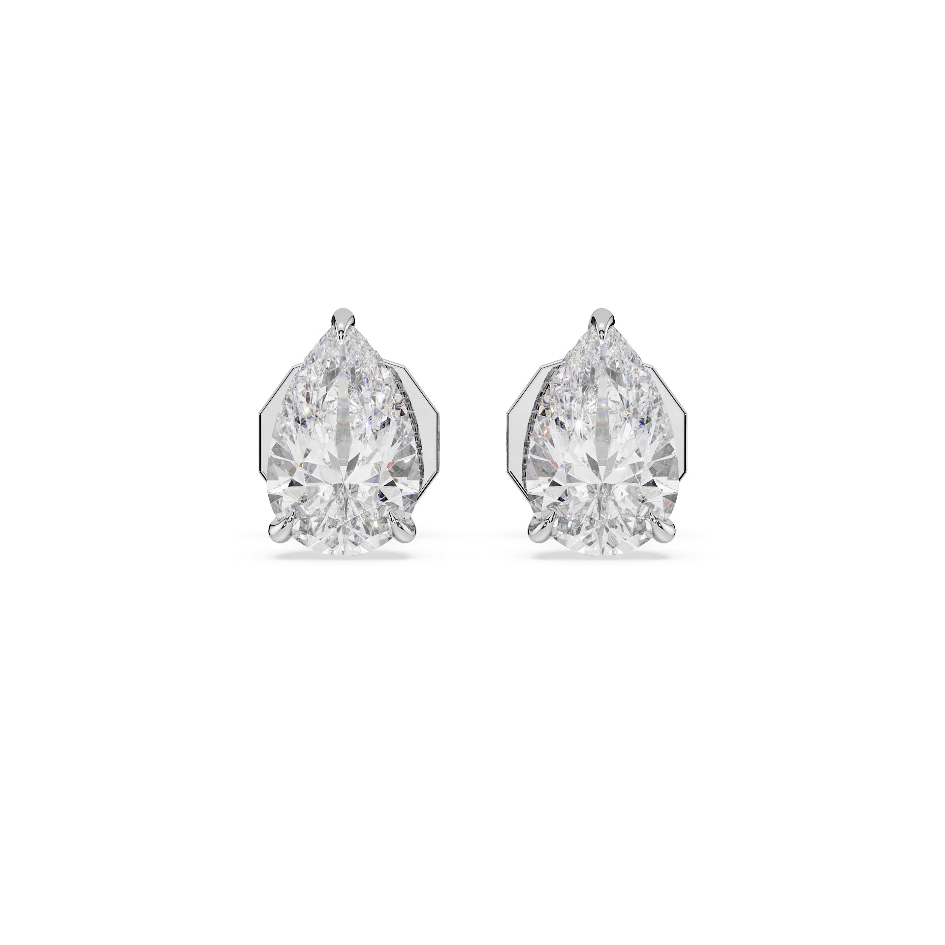 14K White gold