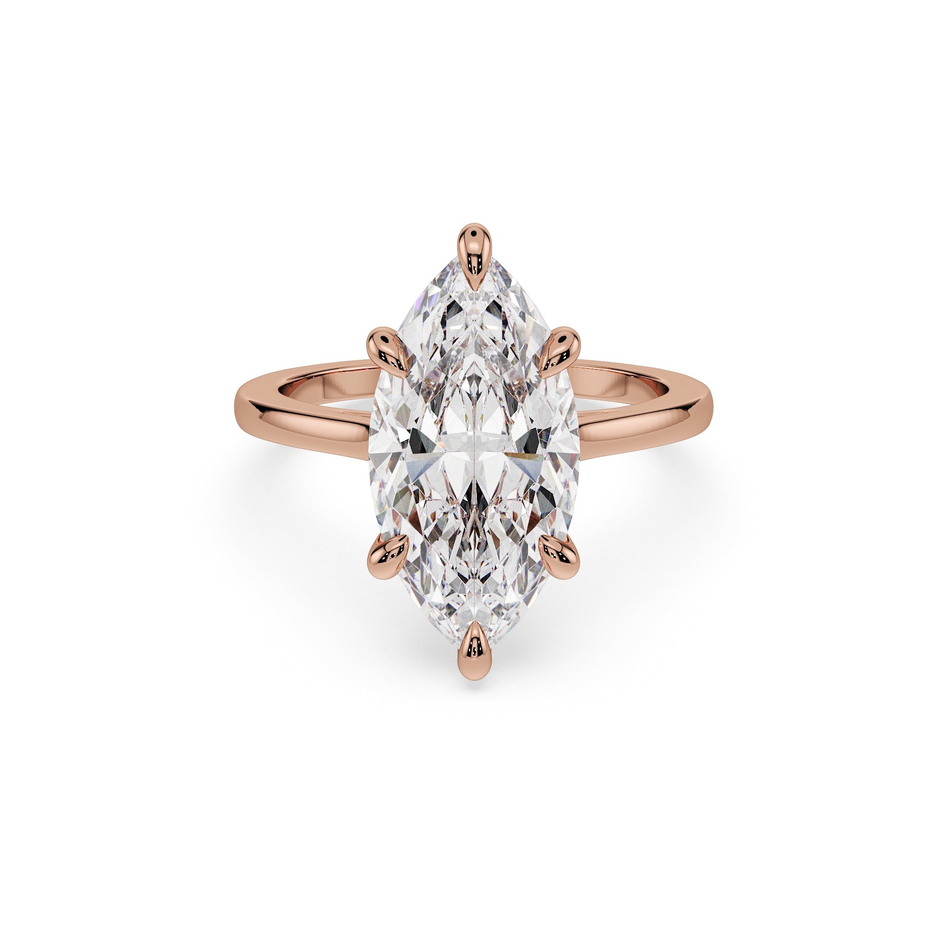 14K Rose gold