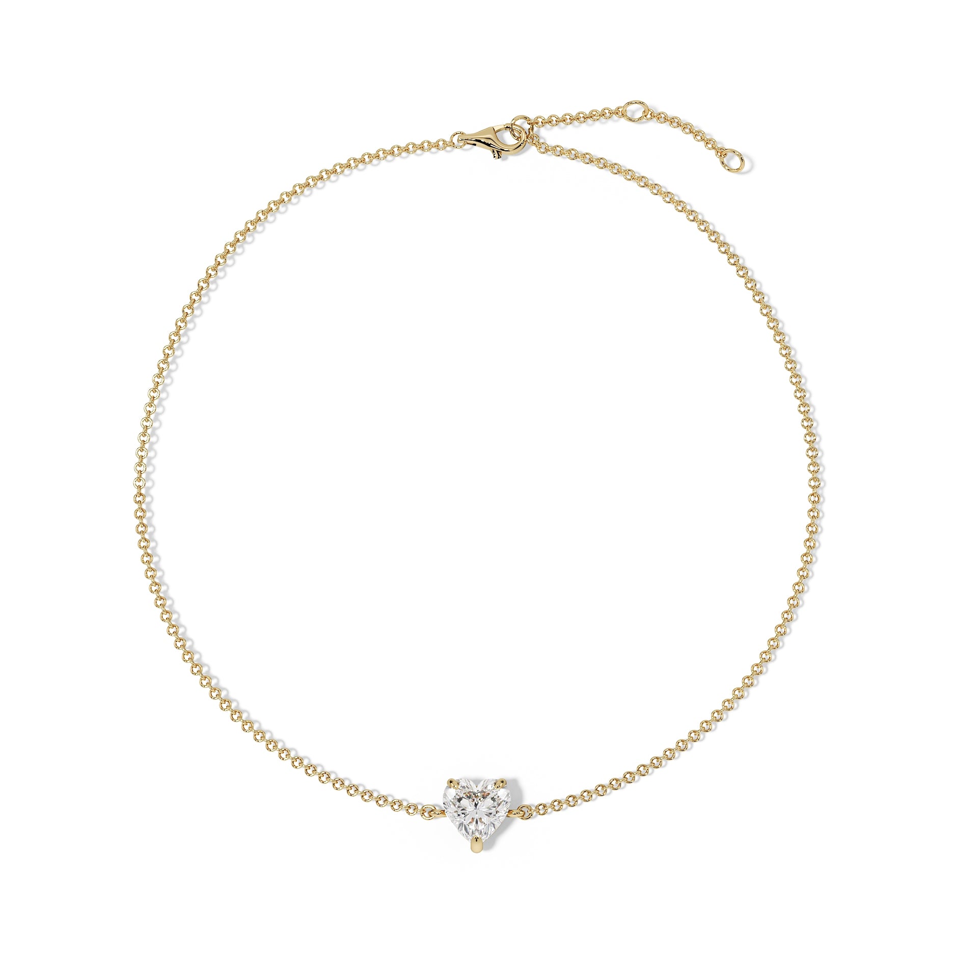 Heart Cut Diamond Bracelet