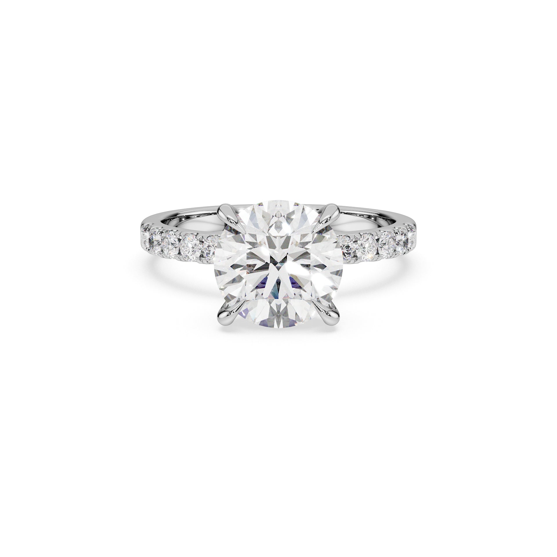 Round Cut Engagement Ring - Classic Collection