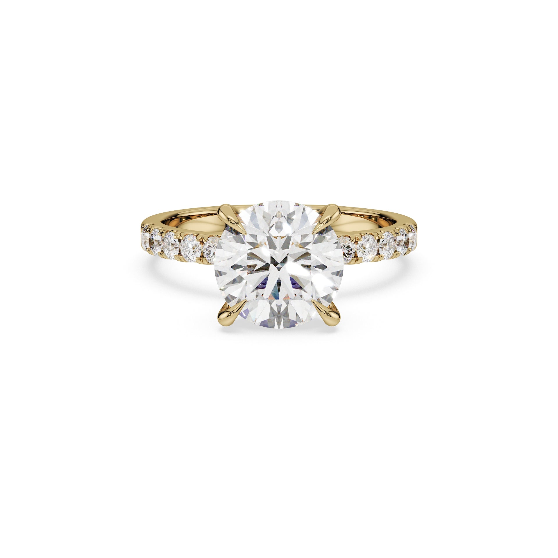 Round Cut Engagement Ring - Classic Collection