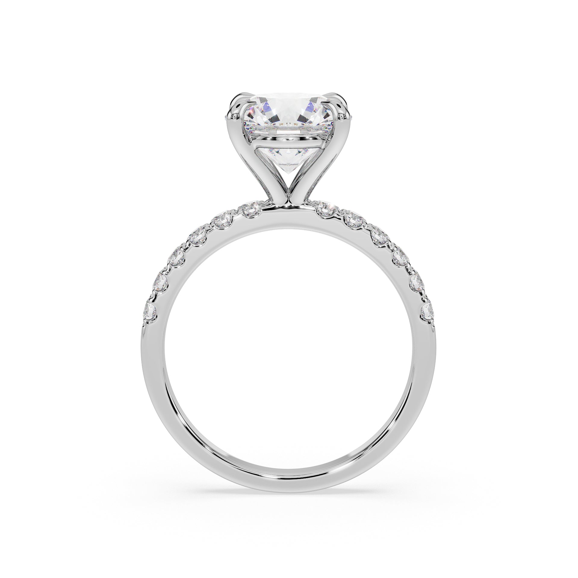 Round Cut Engagement Ring - Classic Collection