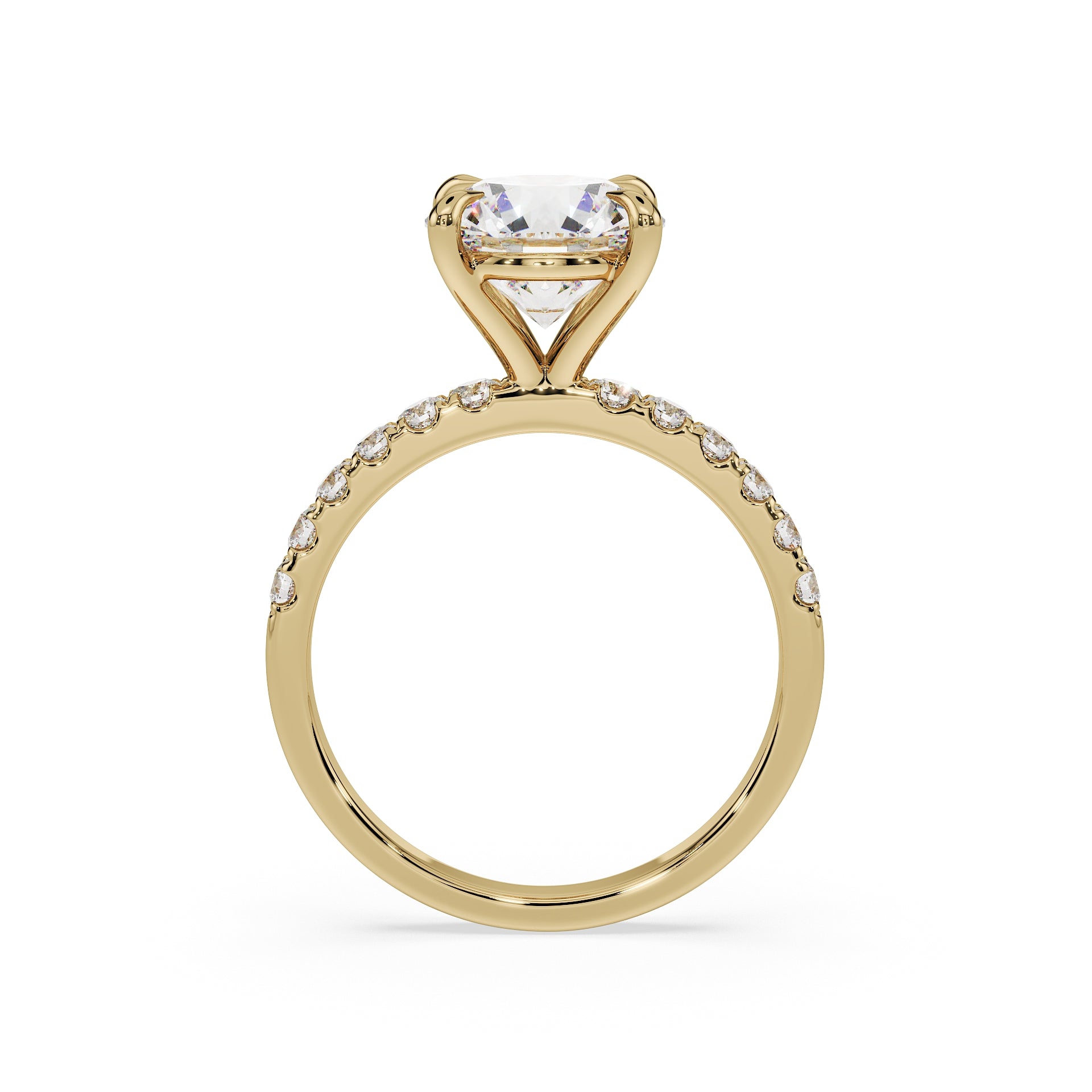 Round Cut Engagement Ring - Classic Collection
