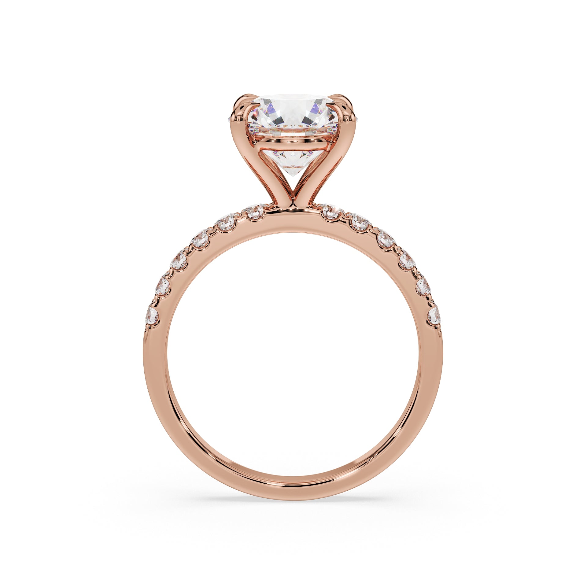 Round Cut Engagement Ring - Classic Collection