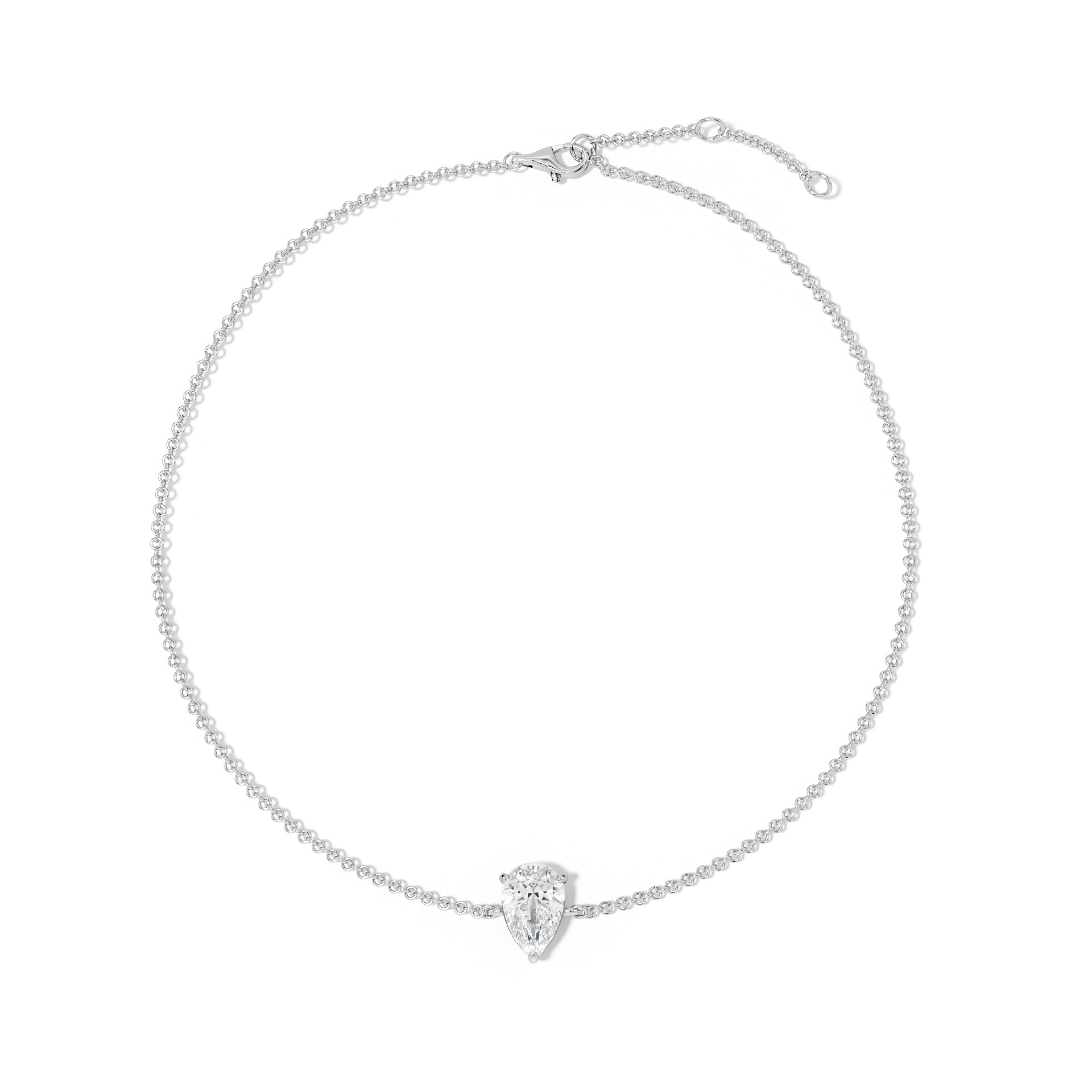 Pear Cut Diamond Bracelet