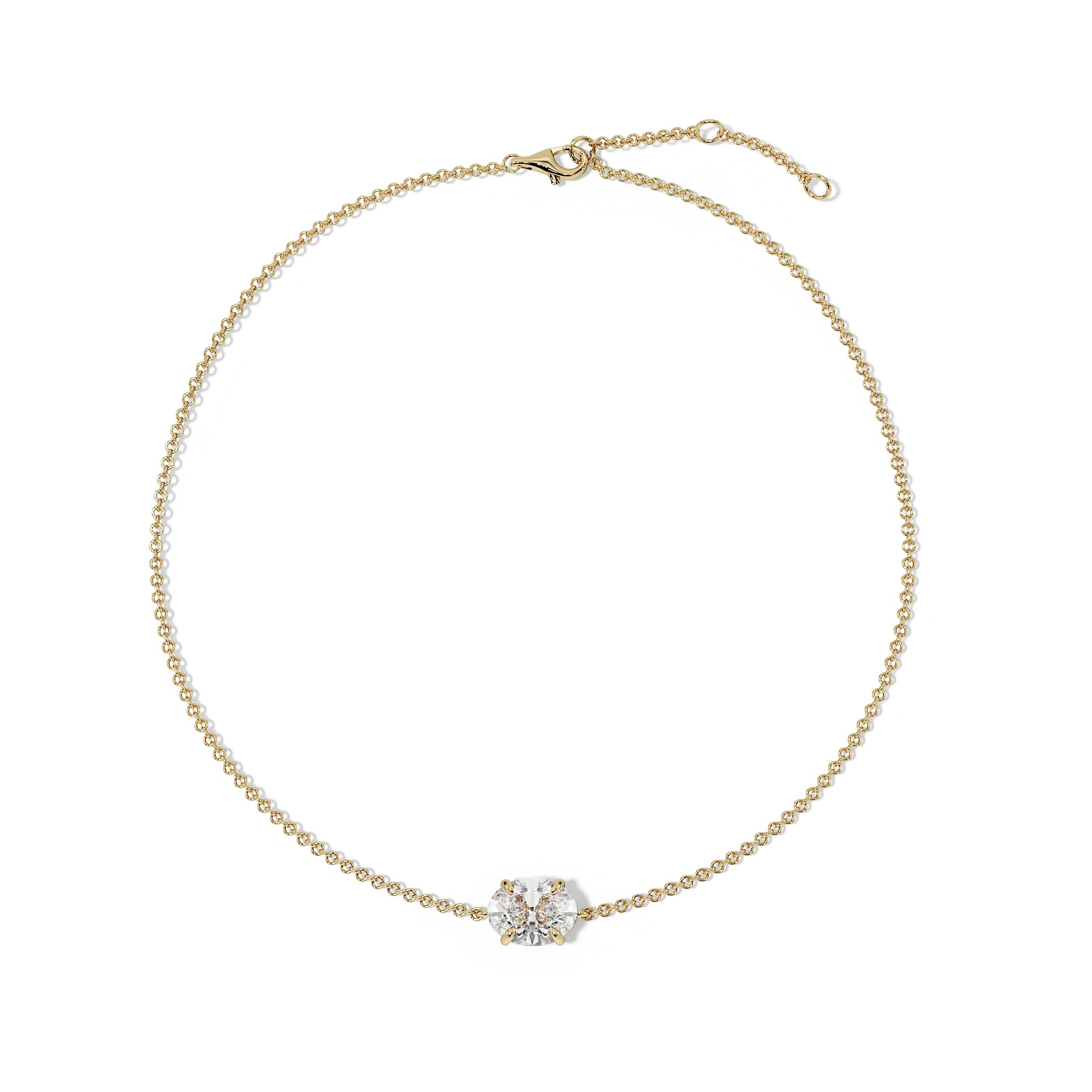 Oval Cut Diamond Bracelet