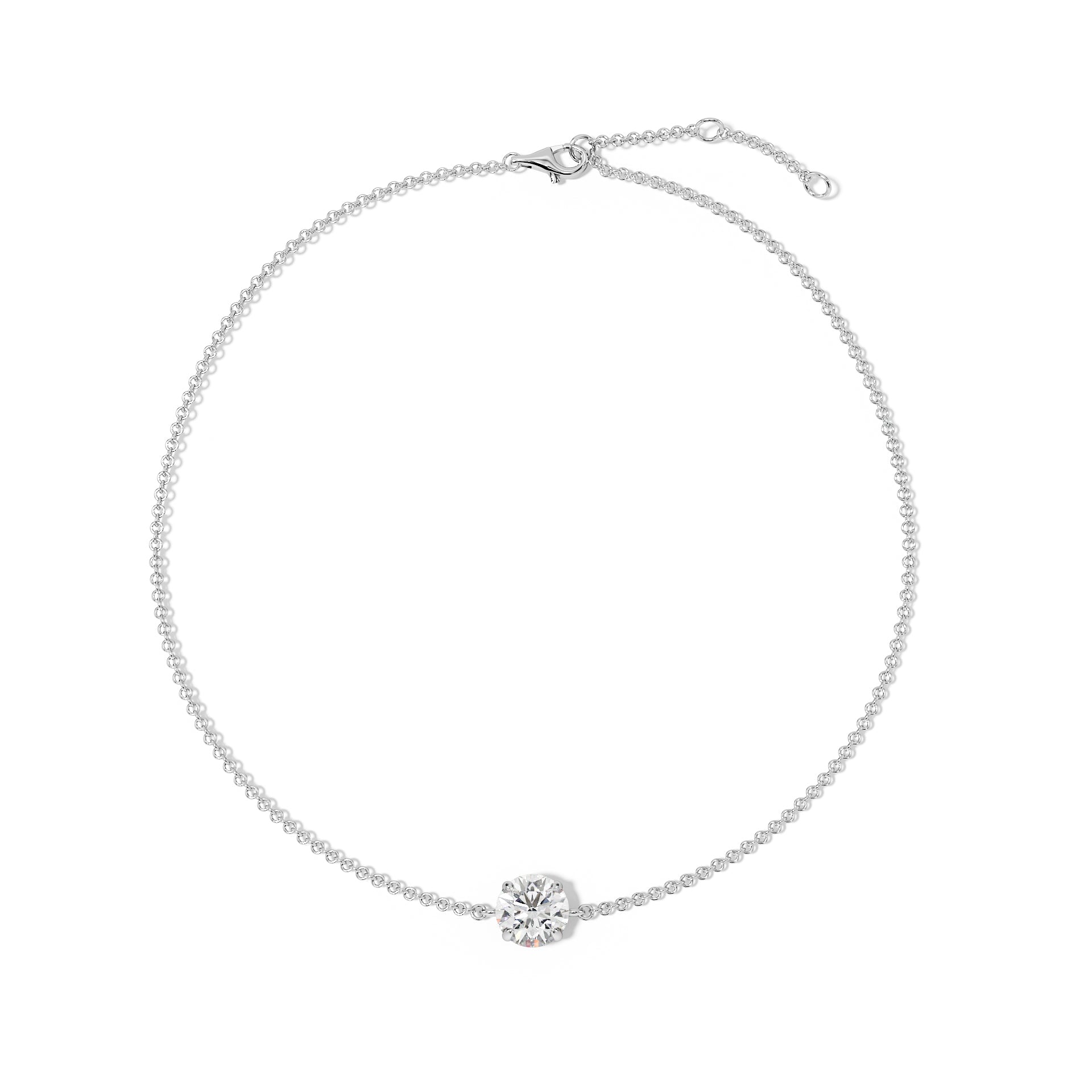 Round Cut Diamond Bracelet