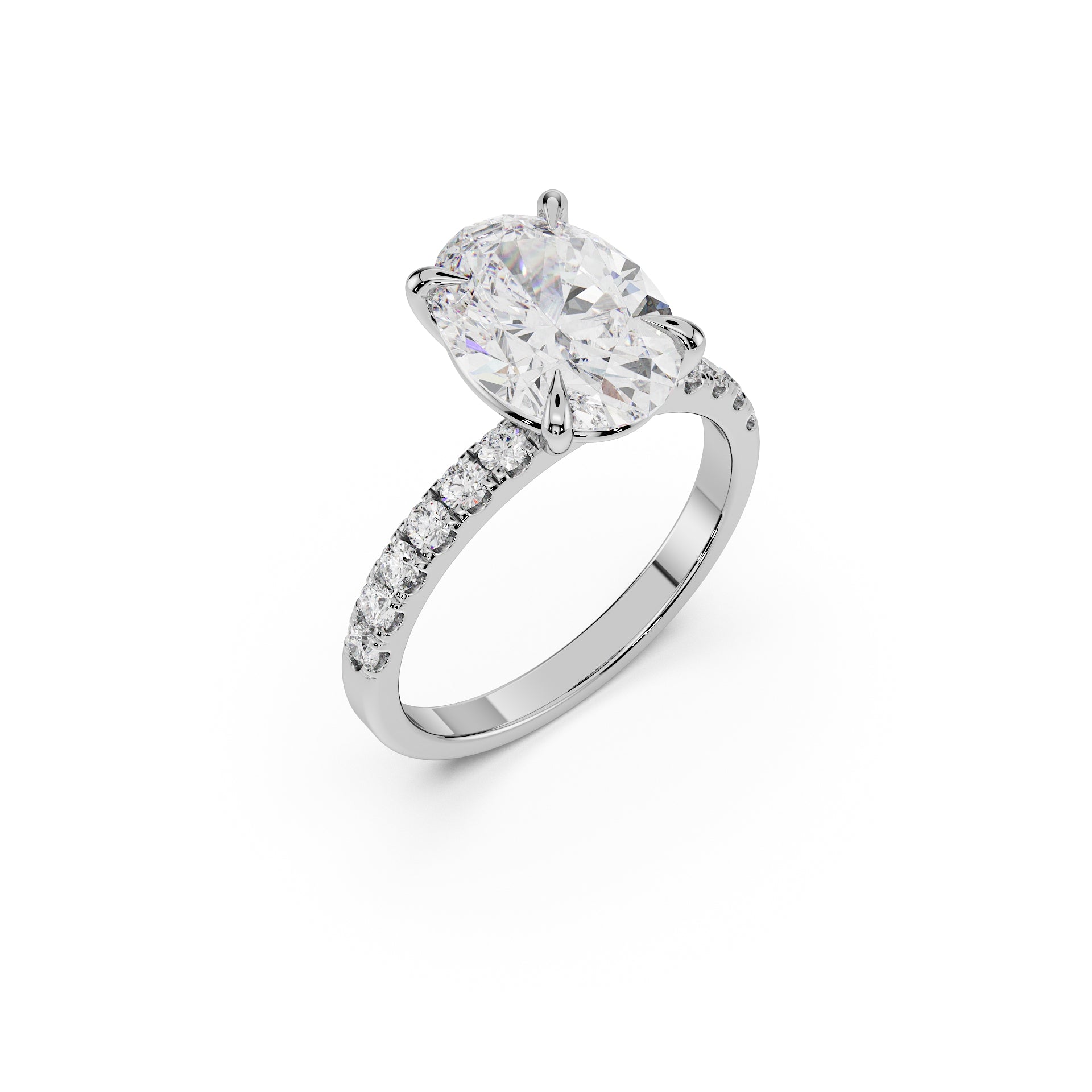 Oval Cut Engagement Ring - Classic Collection