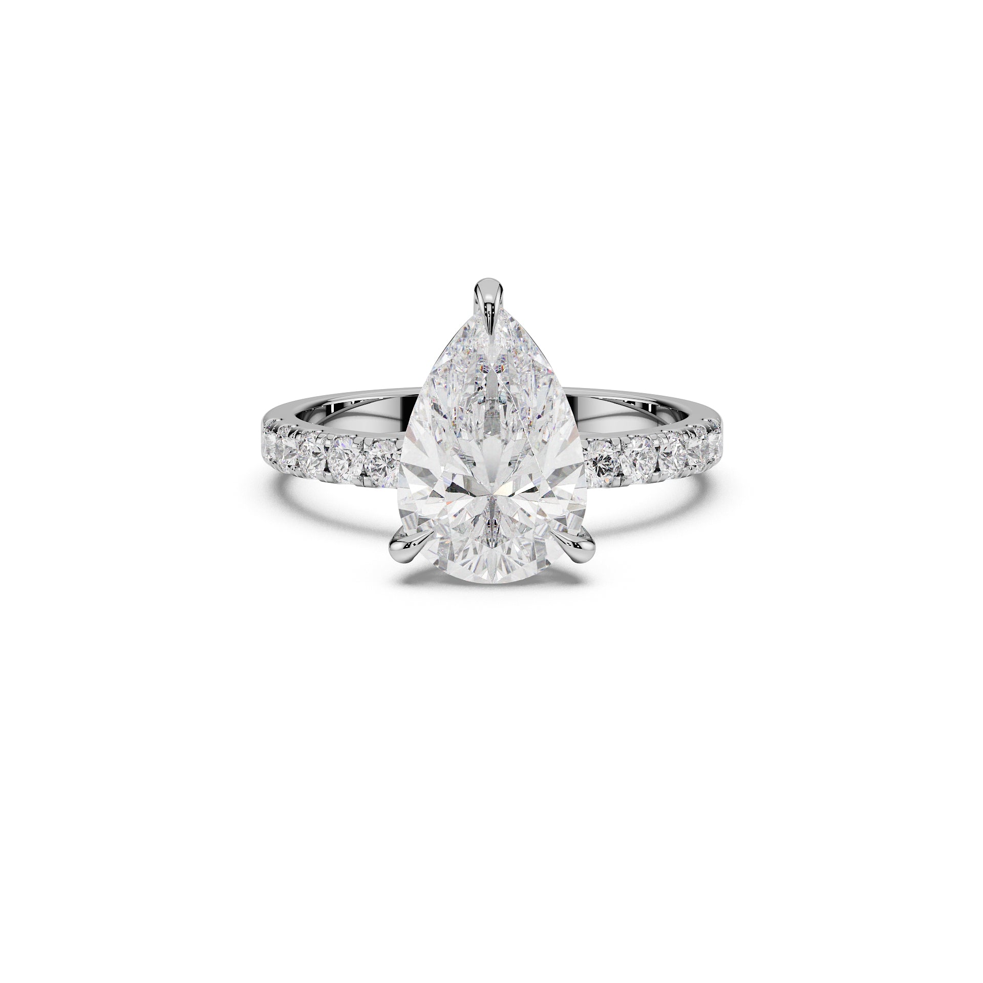 Pear Cut Engagement Ring - Classic Collection