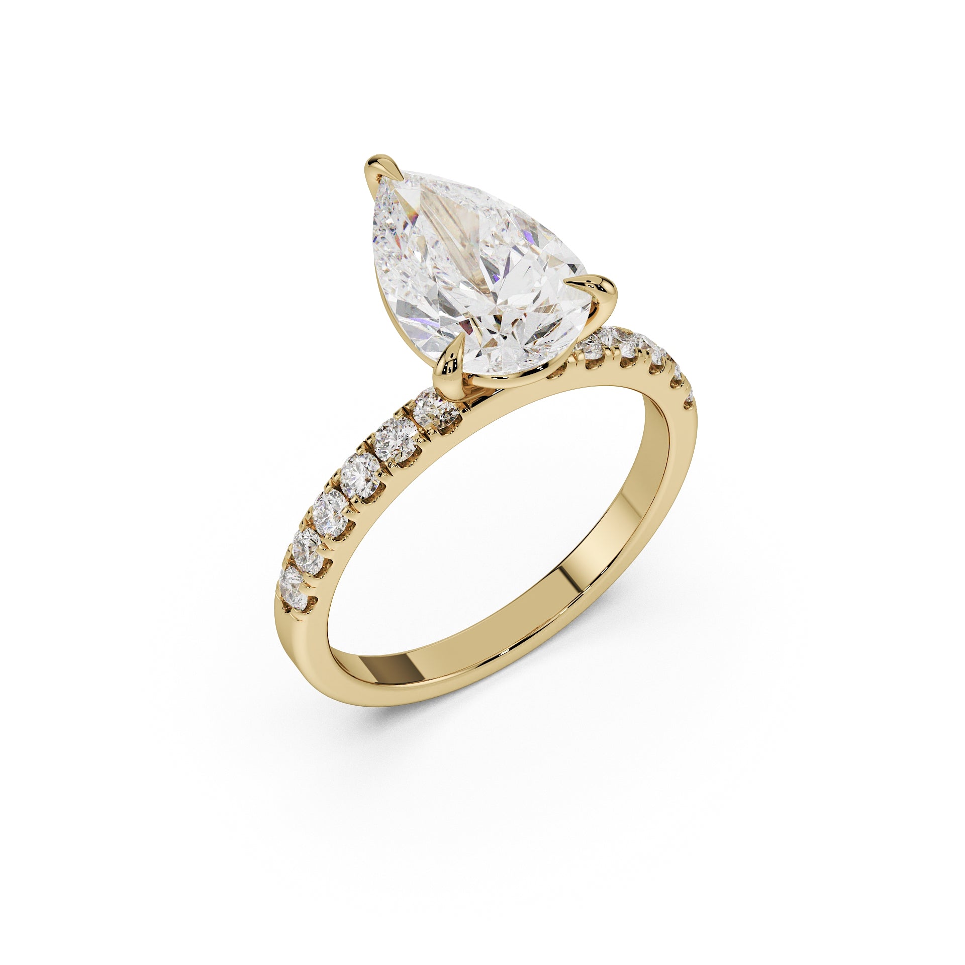 Pear Cut Engagement Ring - Classic Collection