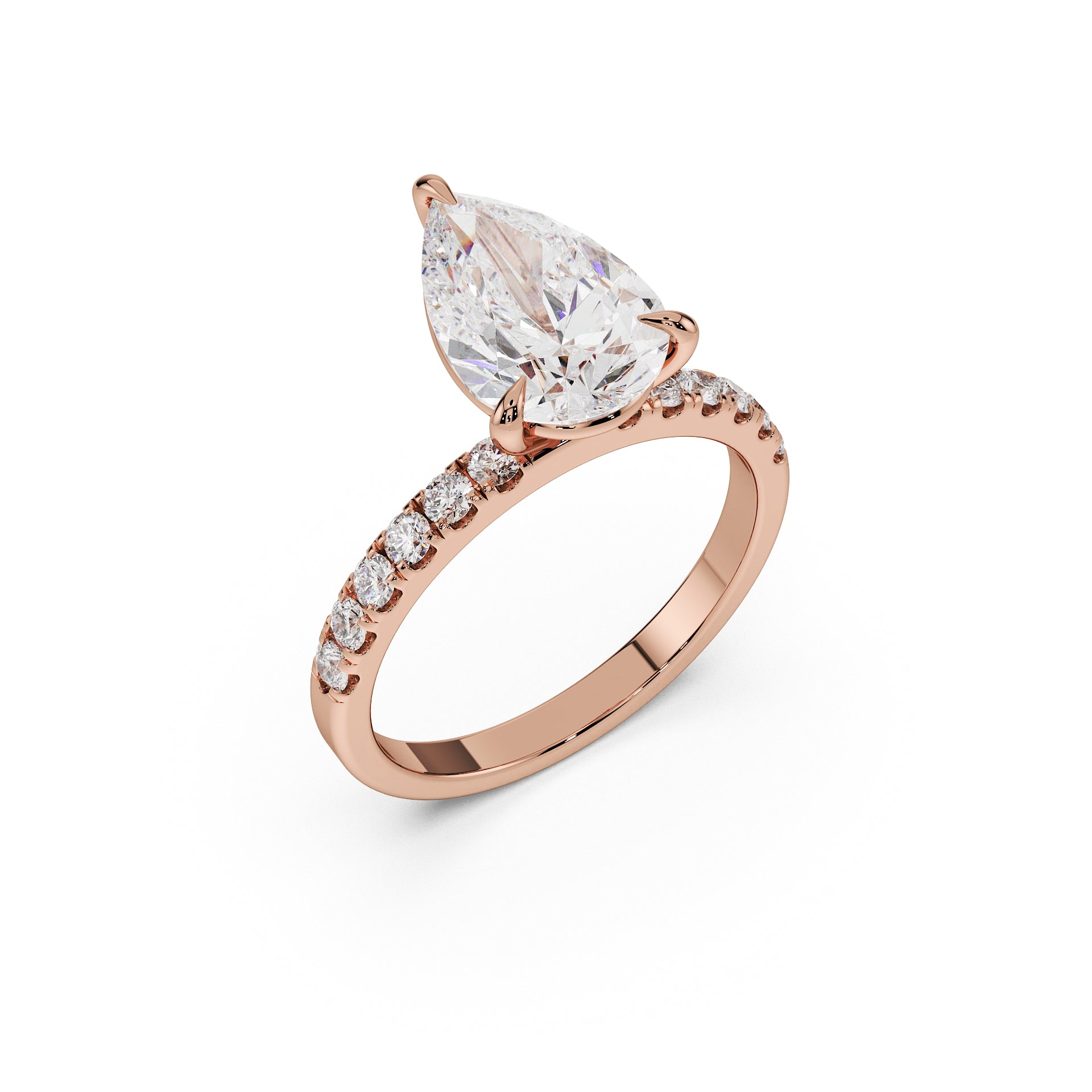 Pear Cut Engagement Ring - Classic Collection