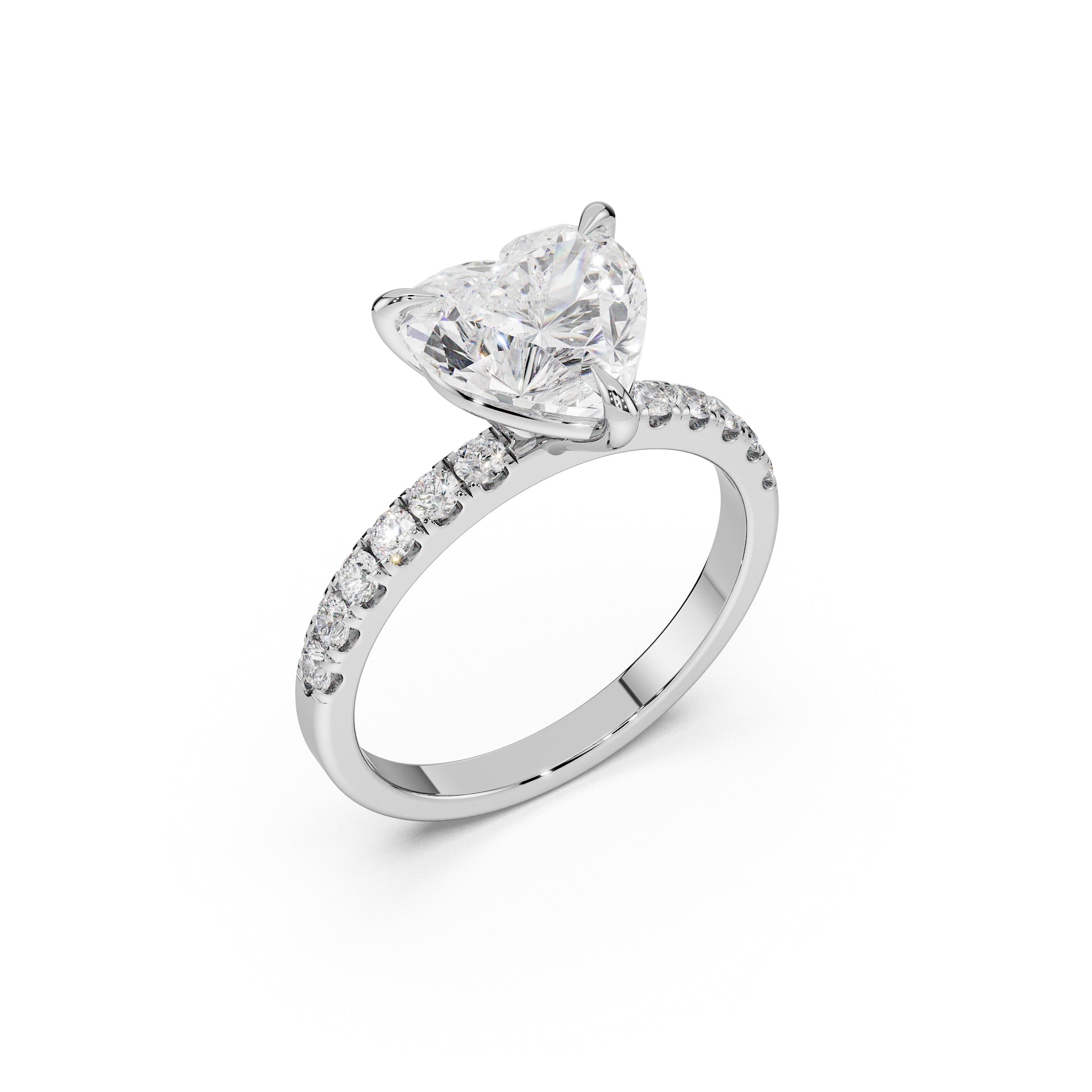 Heart Cut Engagement Ring - Classic Collection