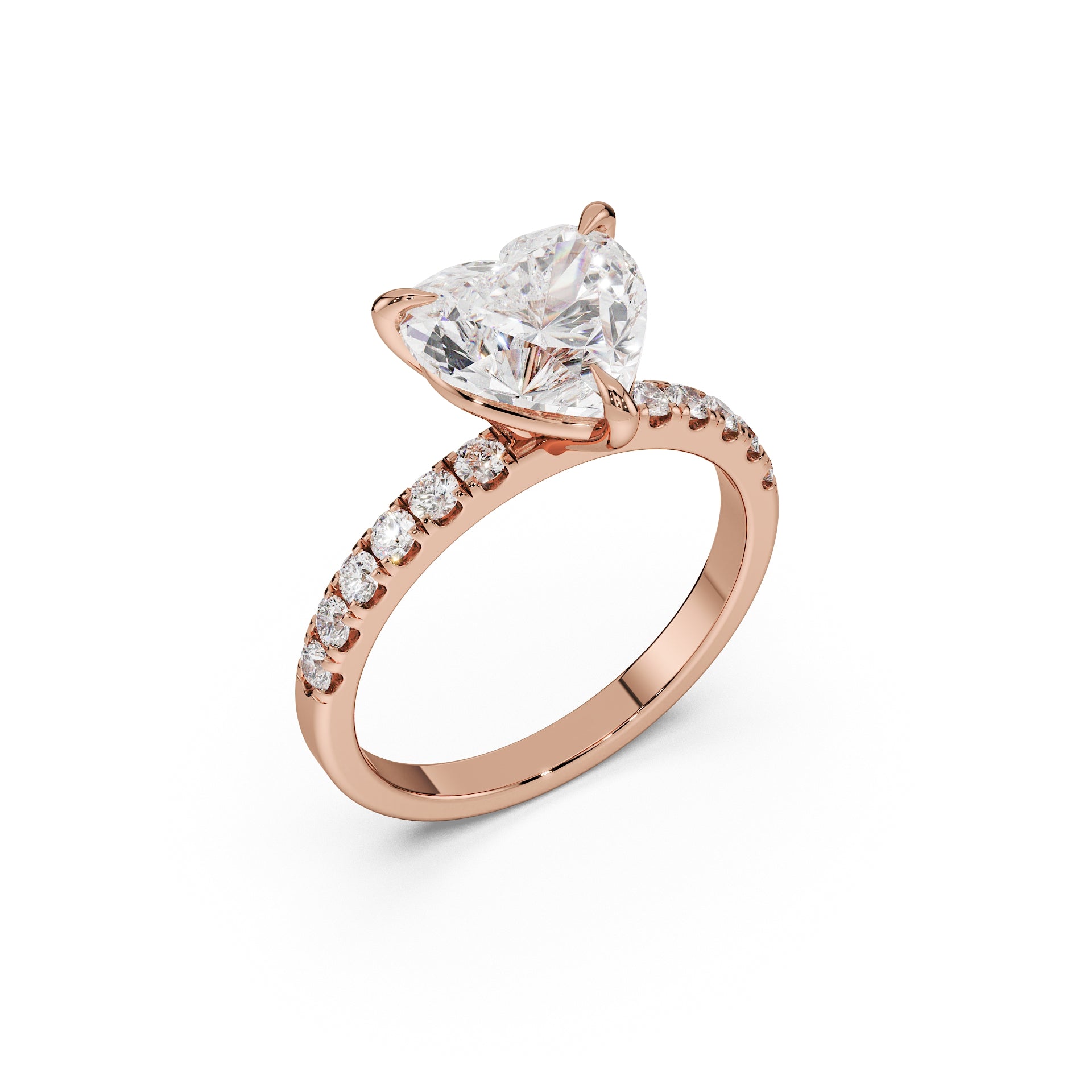Heart Cut Engagement Ring - Classic Collection