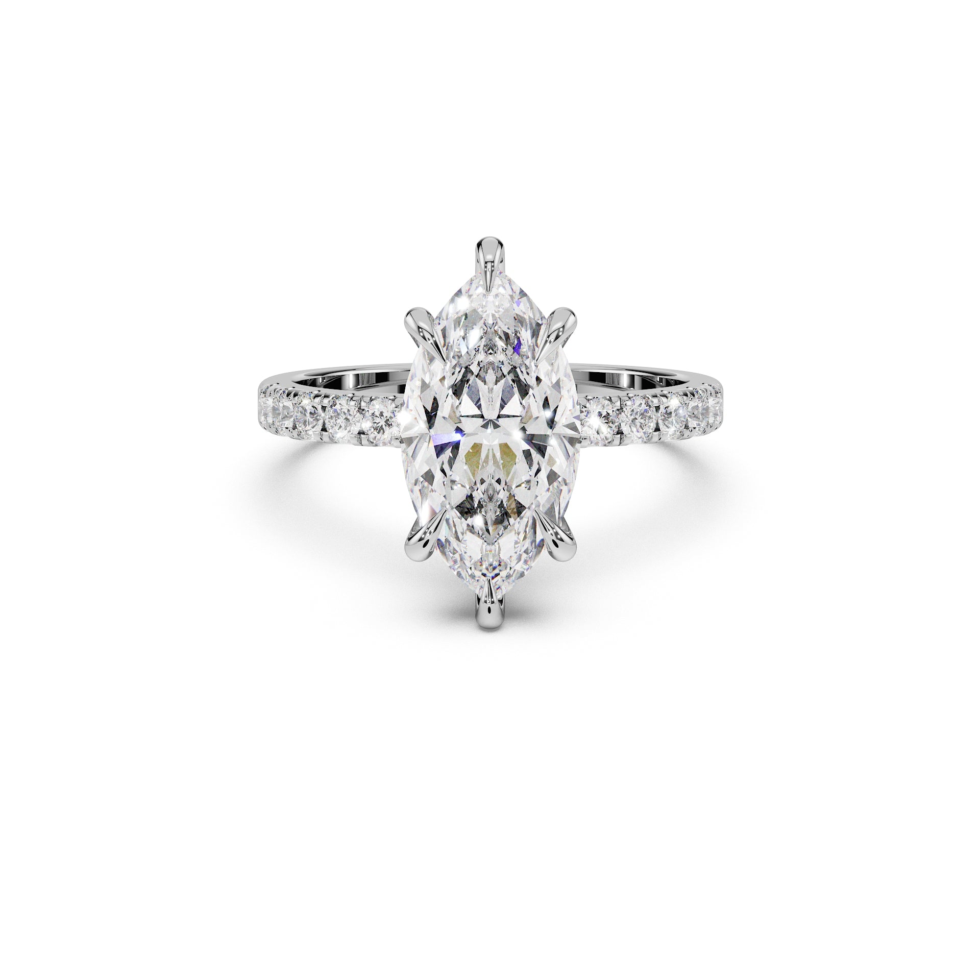 Marquise Cut Engagement Ring - Classic Collection