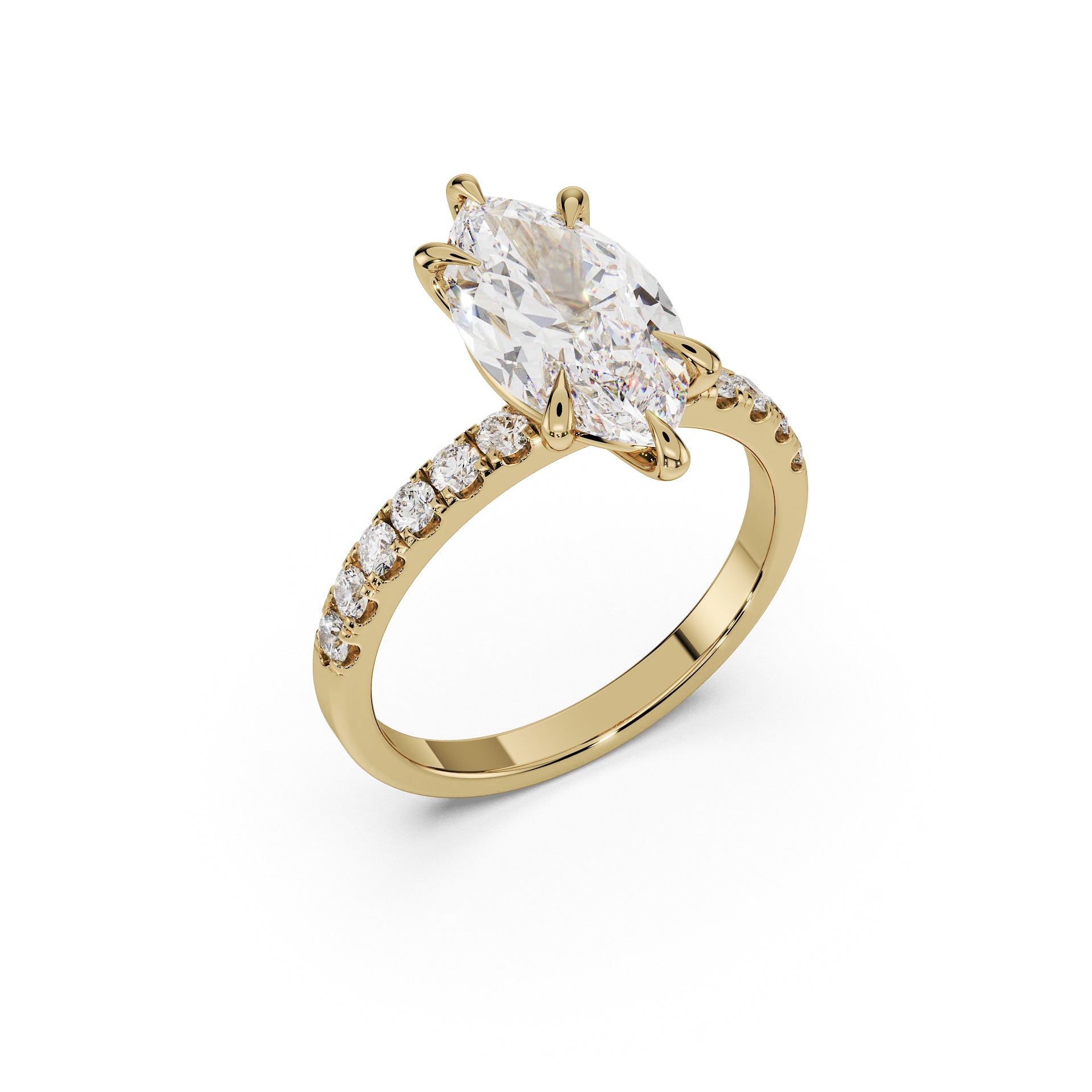 Marquise Cut Engagement Ring - Classic Collection