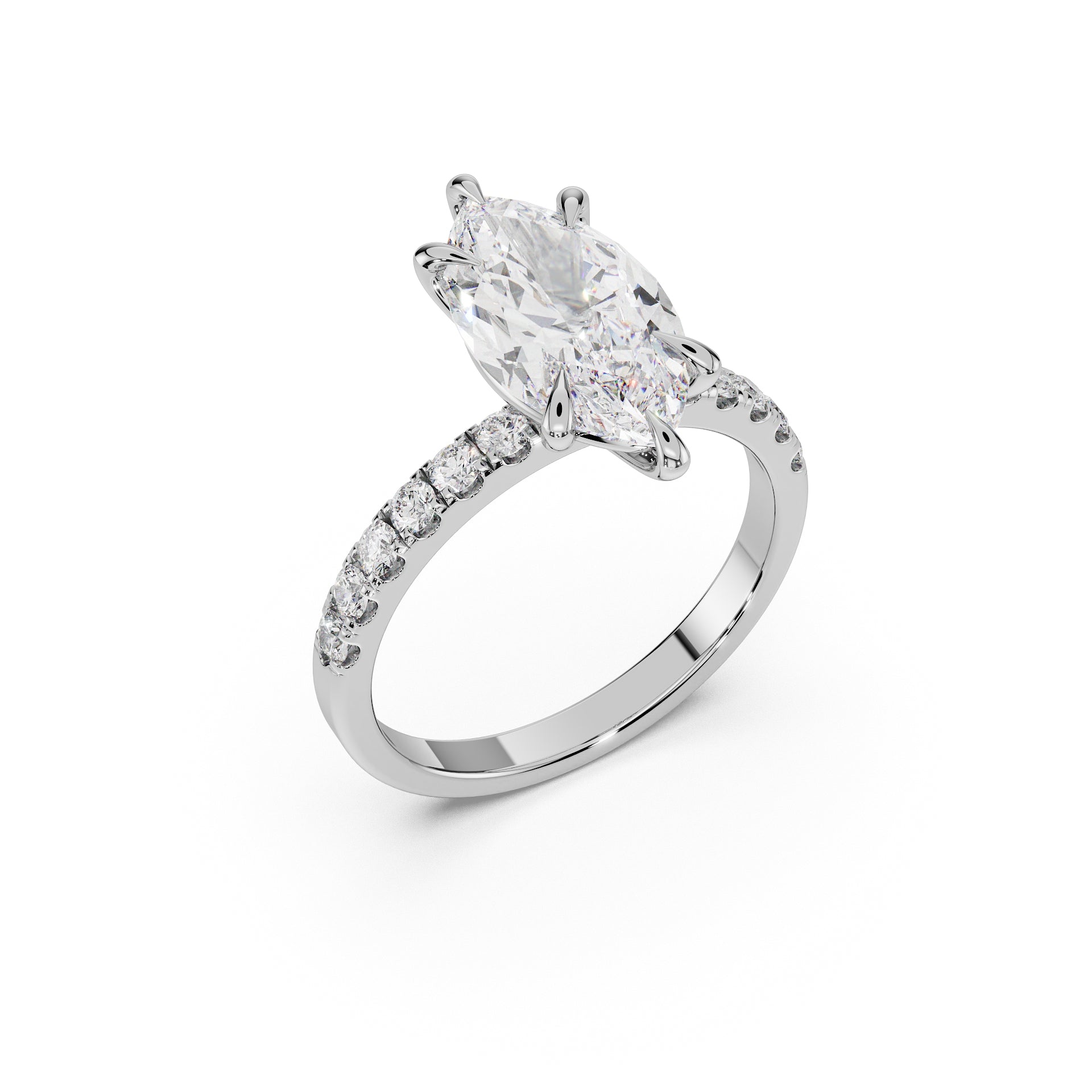 Marquise Cut Engagement Ring - Classic Collection