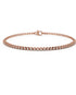 Rose gold color_Half-set with lab diamonds