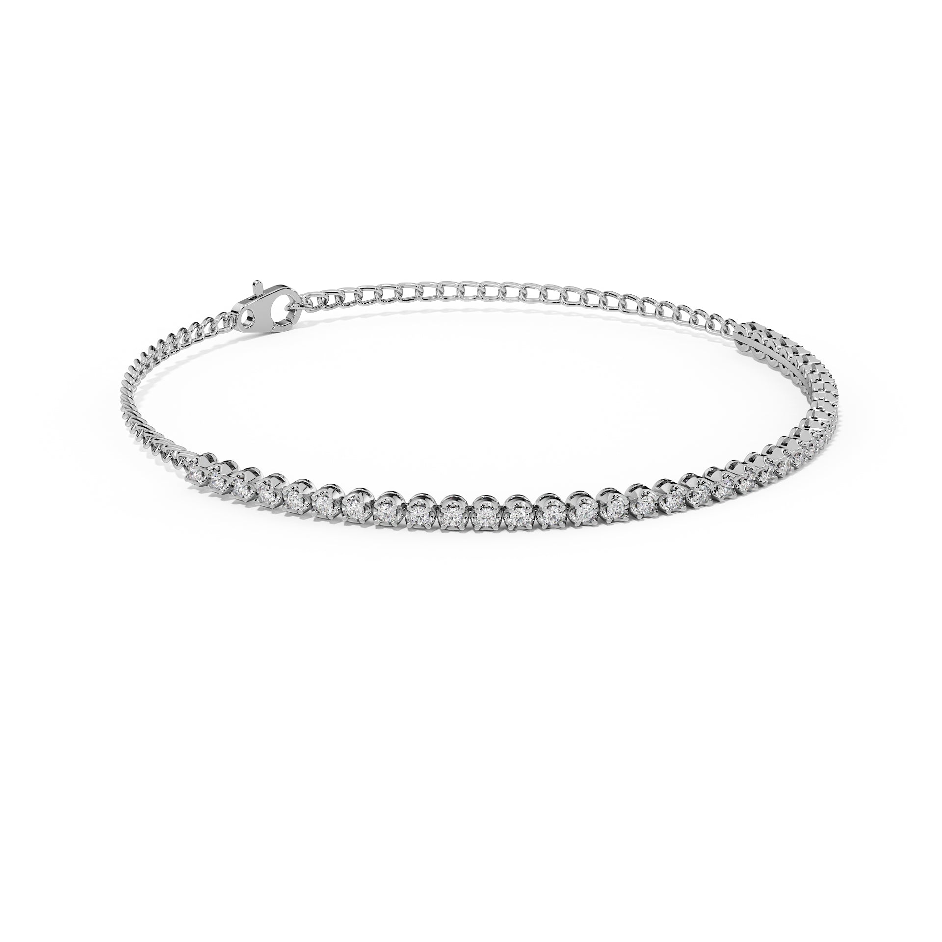 Classic Tennis Bracelet - 1.5mm Diamonds