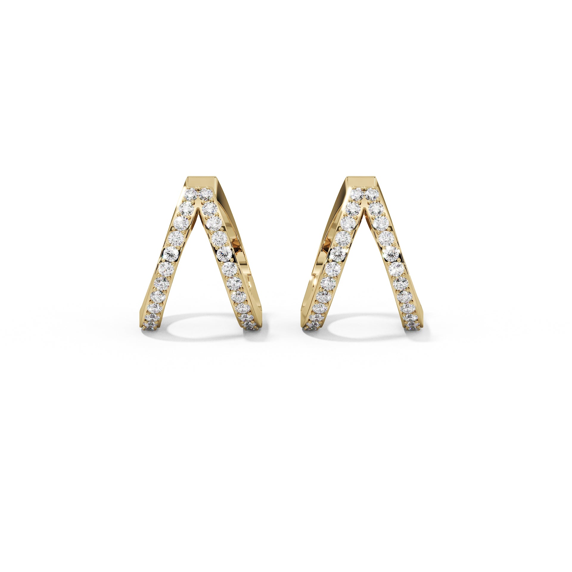 Vedder Diamond Hoops