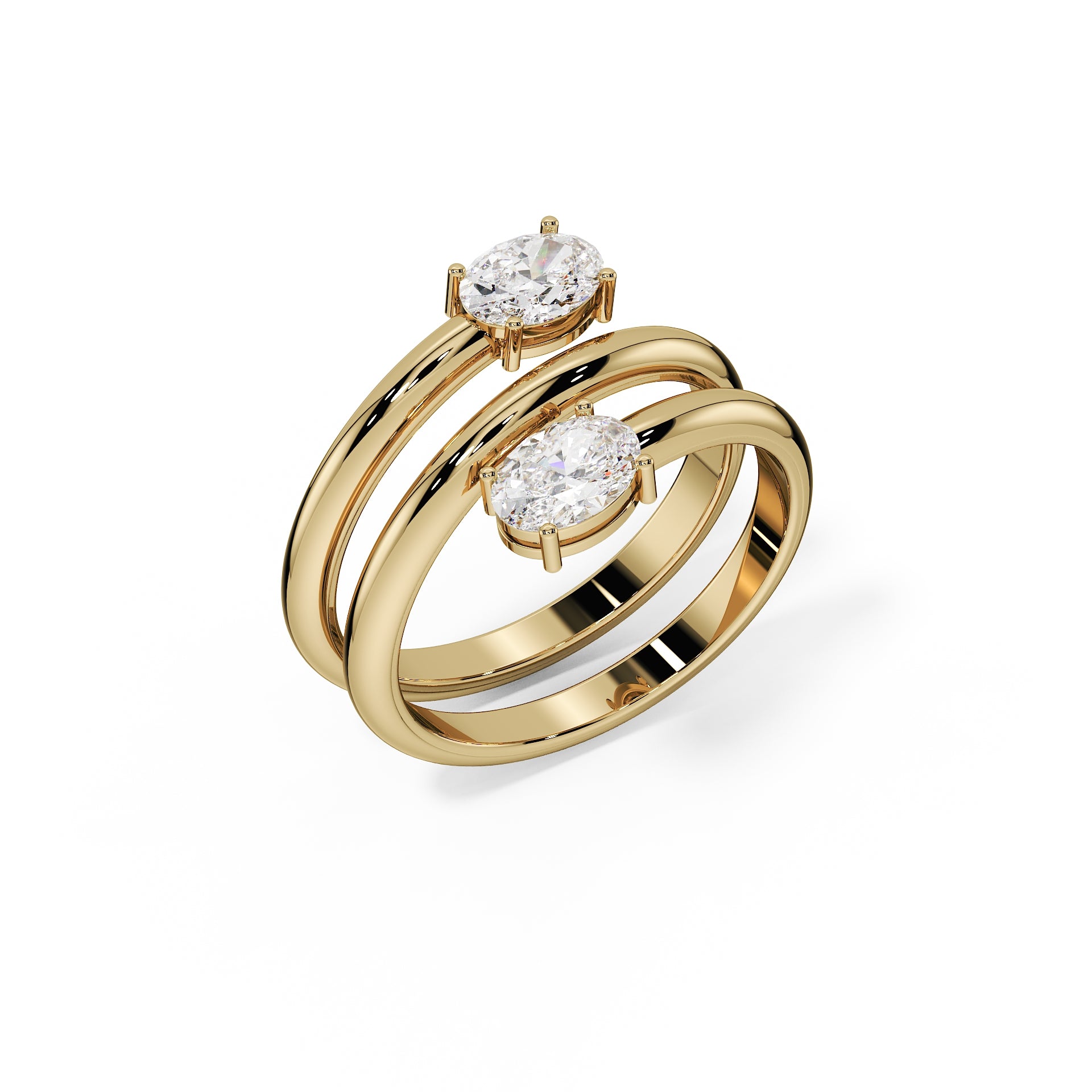 De Jessica - Spiraal Diamanten Ring