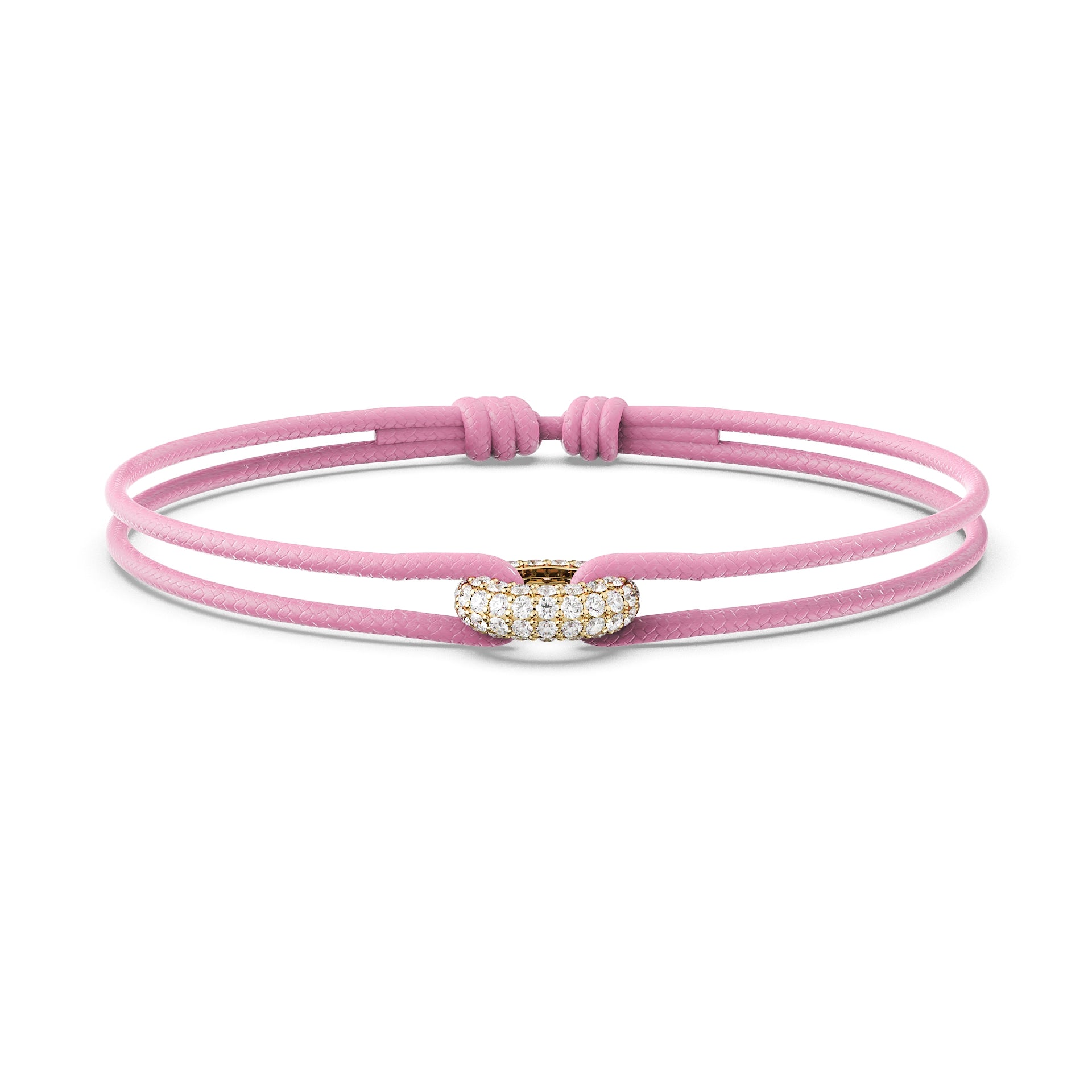 Diamond Donut Cord Bracelet