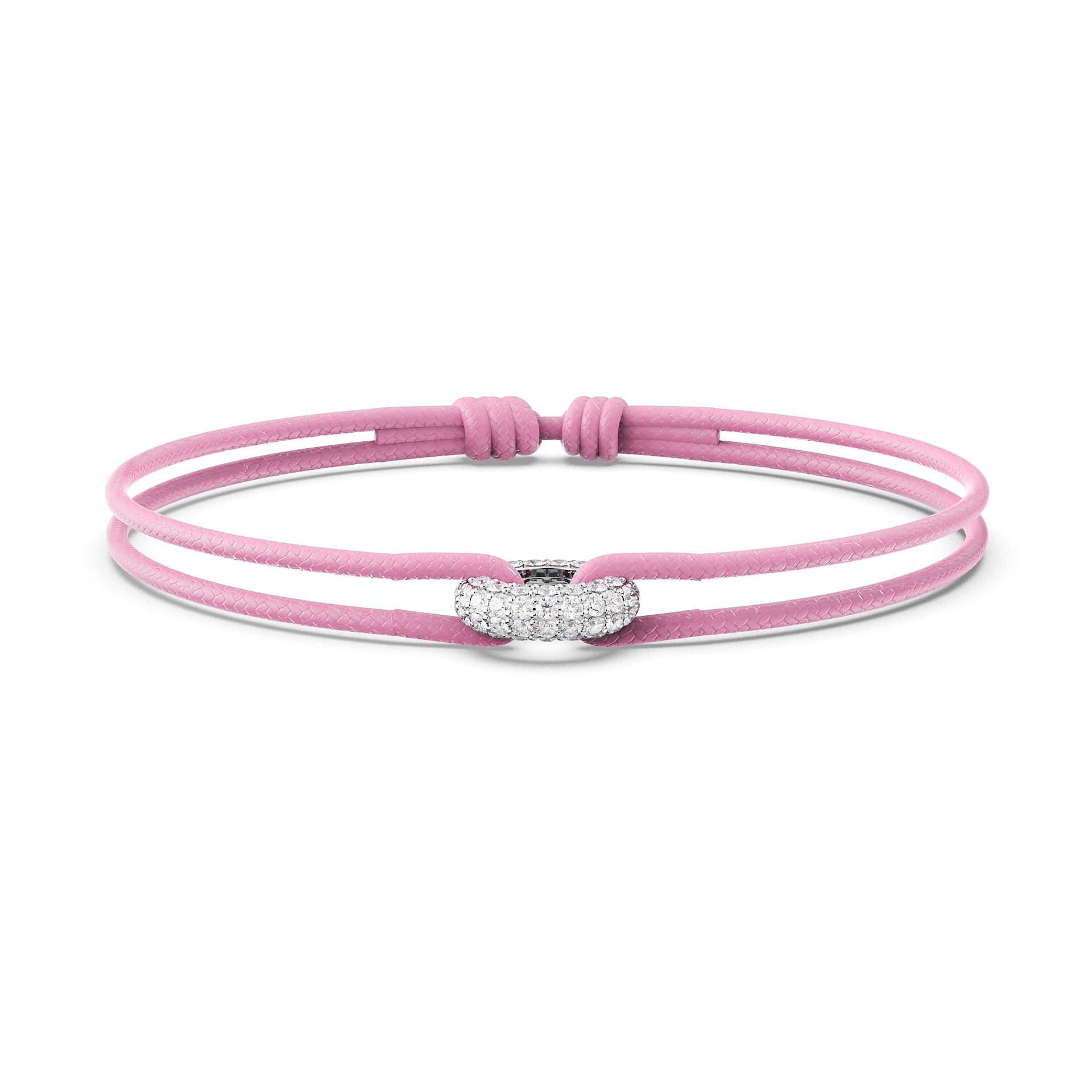 Diamond Donut Cord Bracelet
