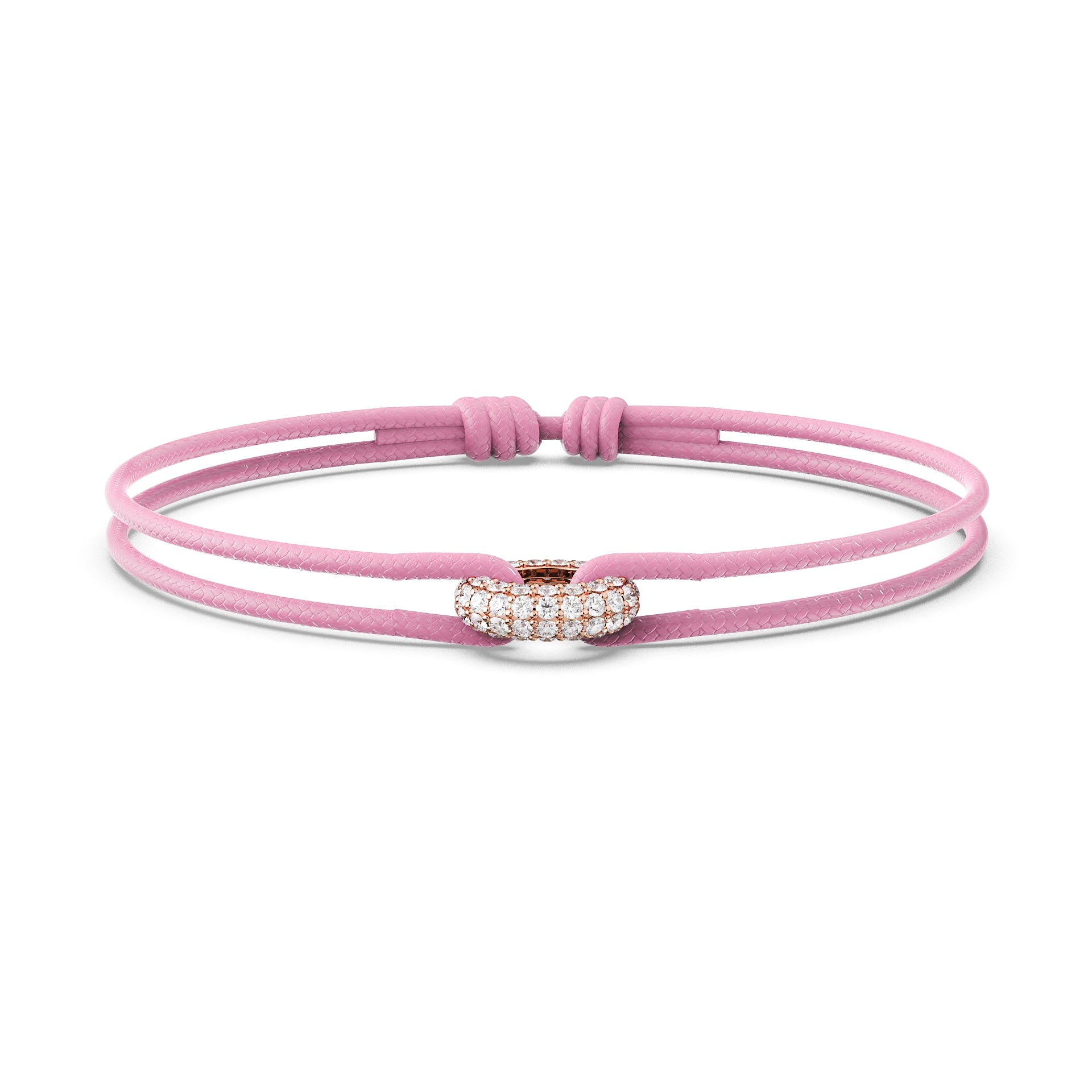 Diamond Donut Cord Bracelet