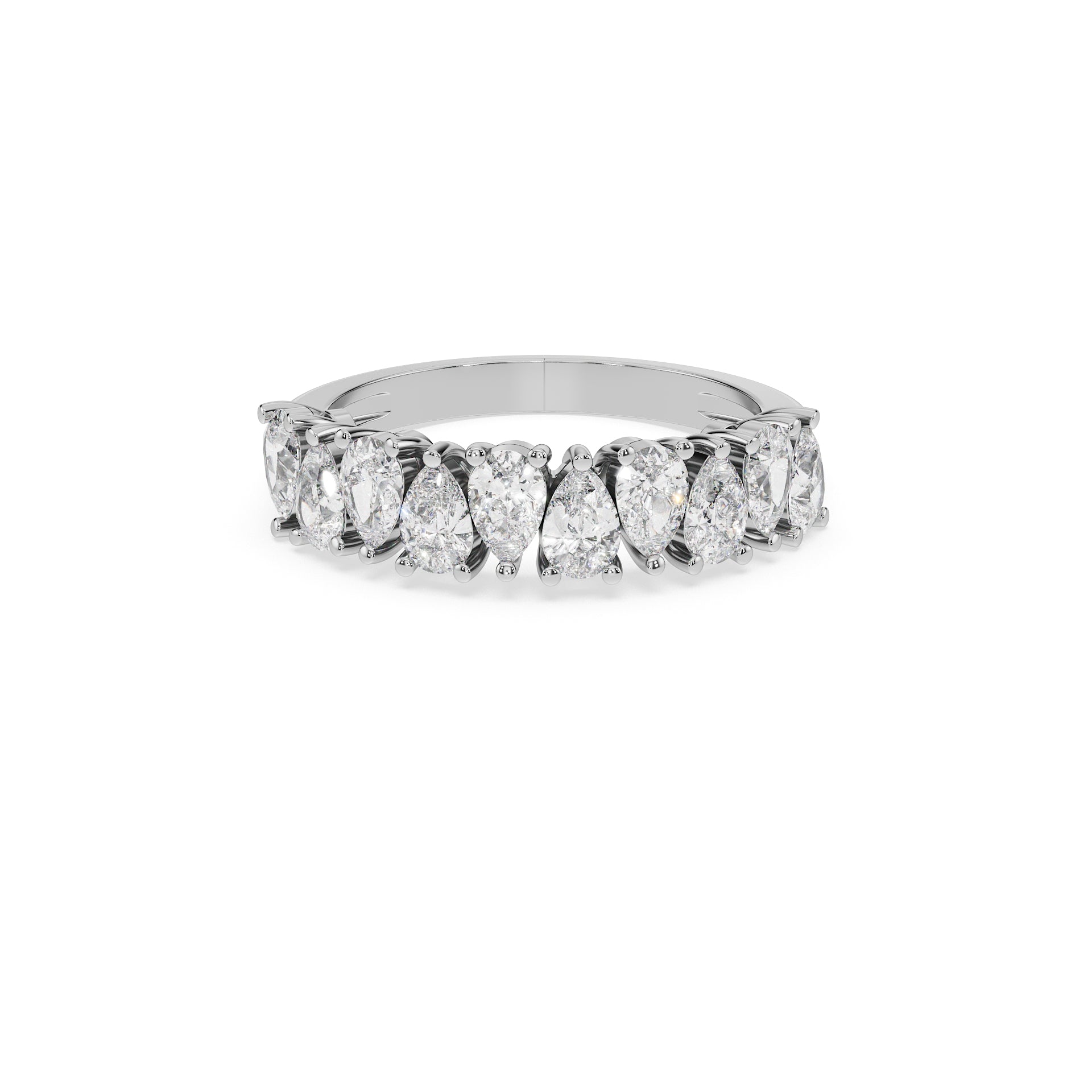 14K White gold