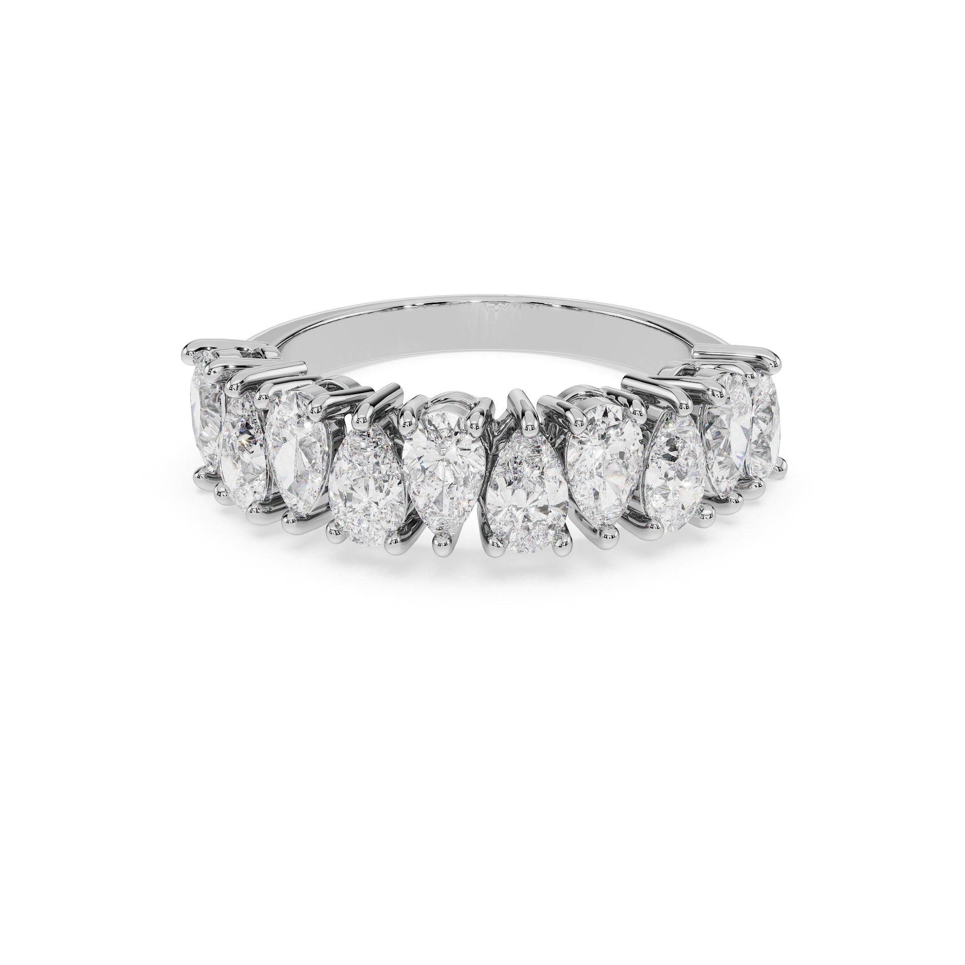 14K White gold