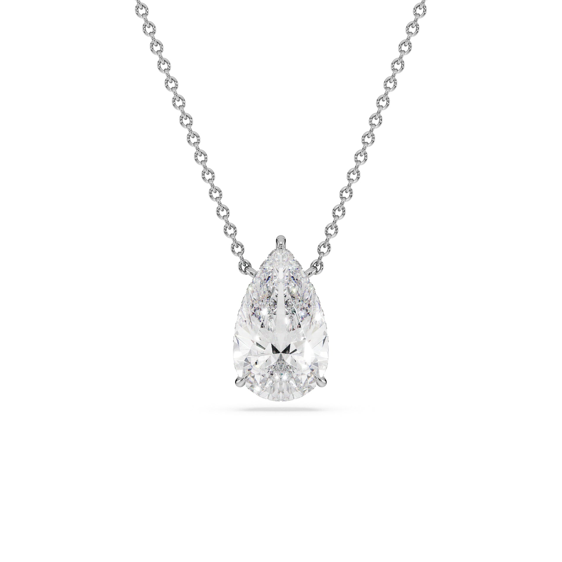 14K White gold