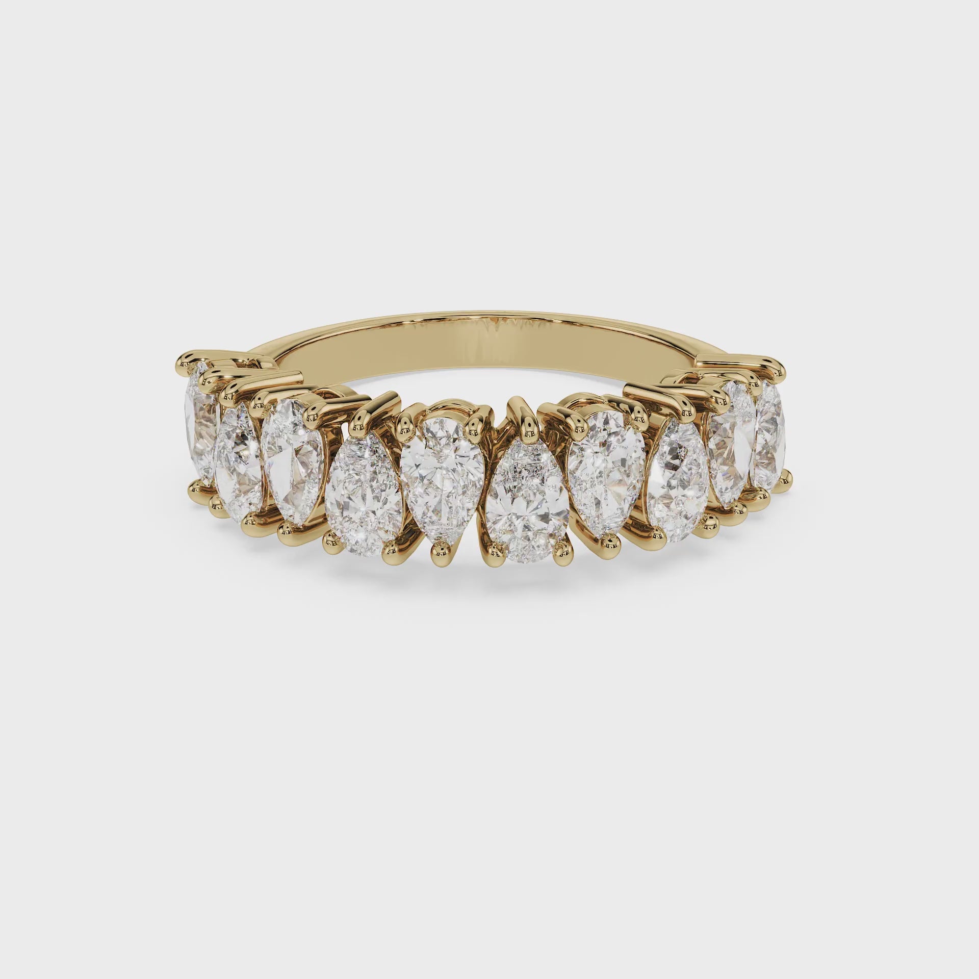 14K Yellow gold