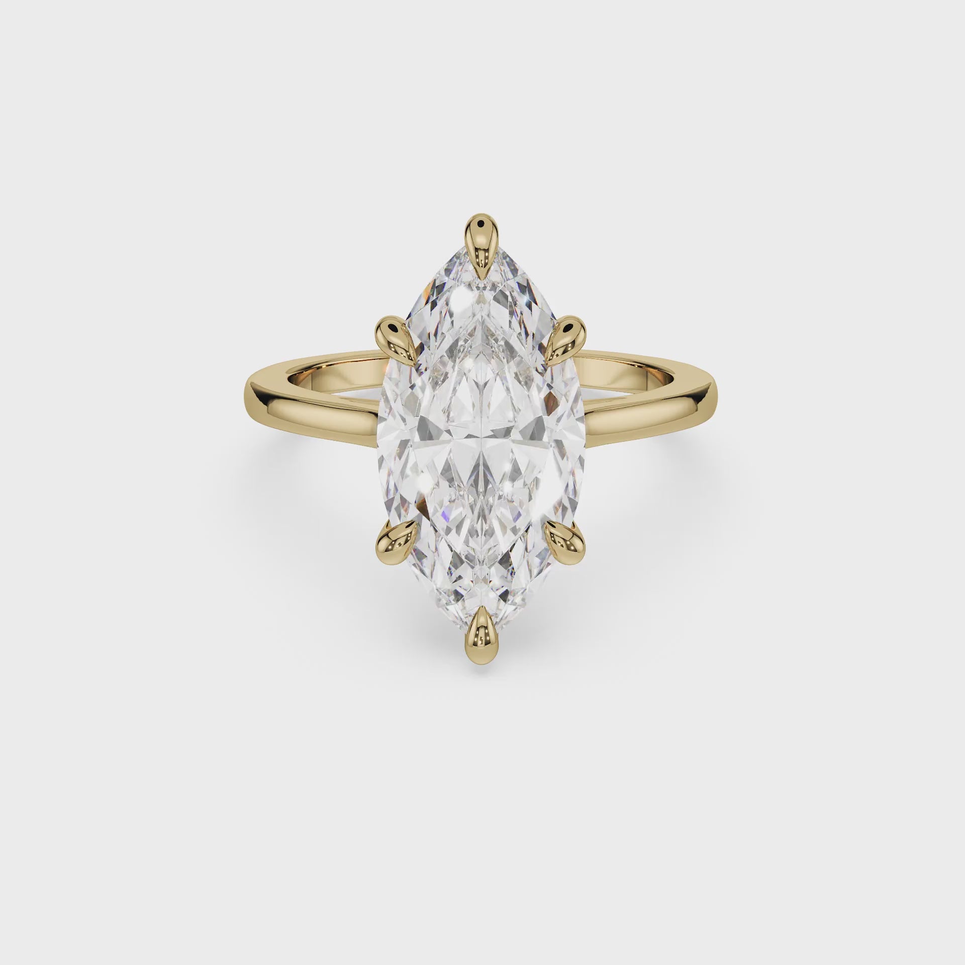14K Yellow gold