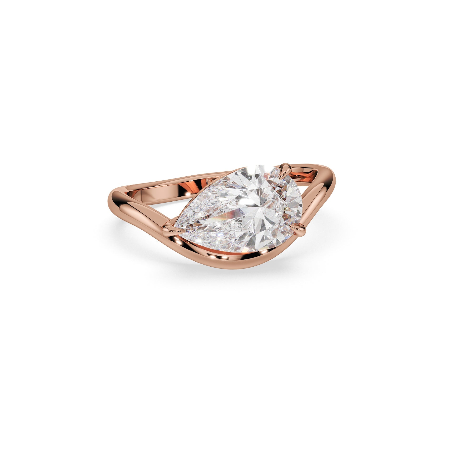 14K Rose gold